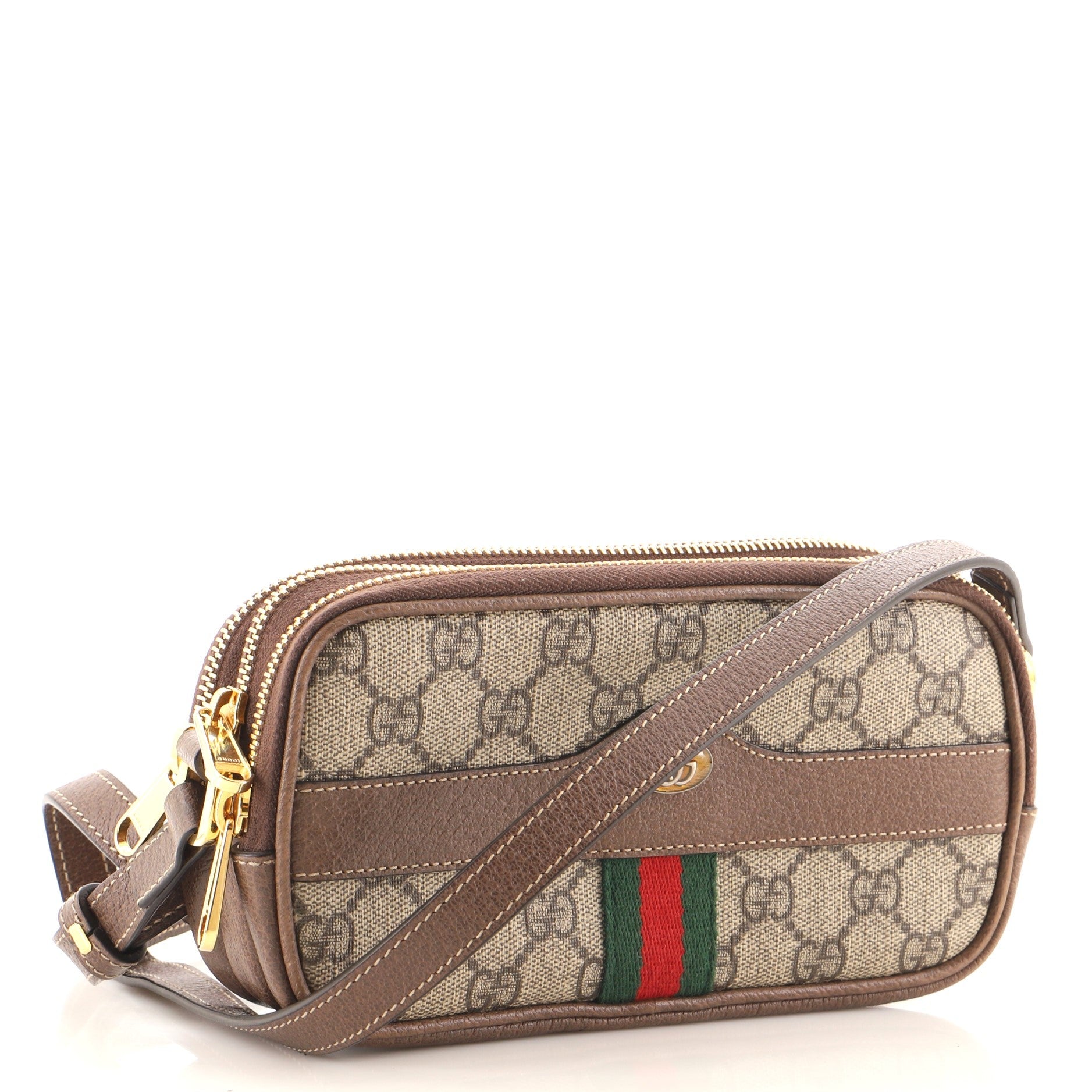 Ophidia Shoulder Bag GG Coated Canvas Mini
