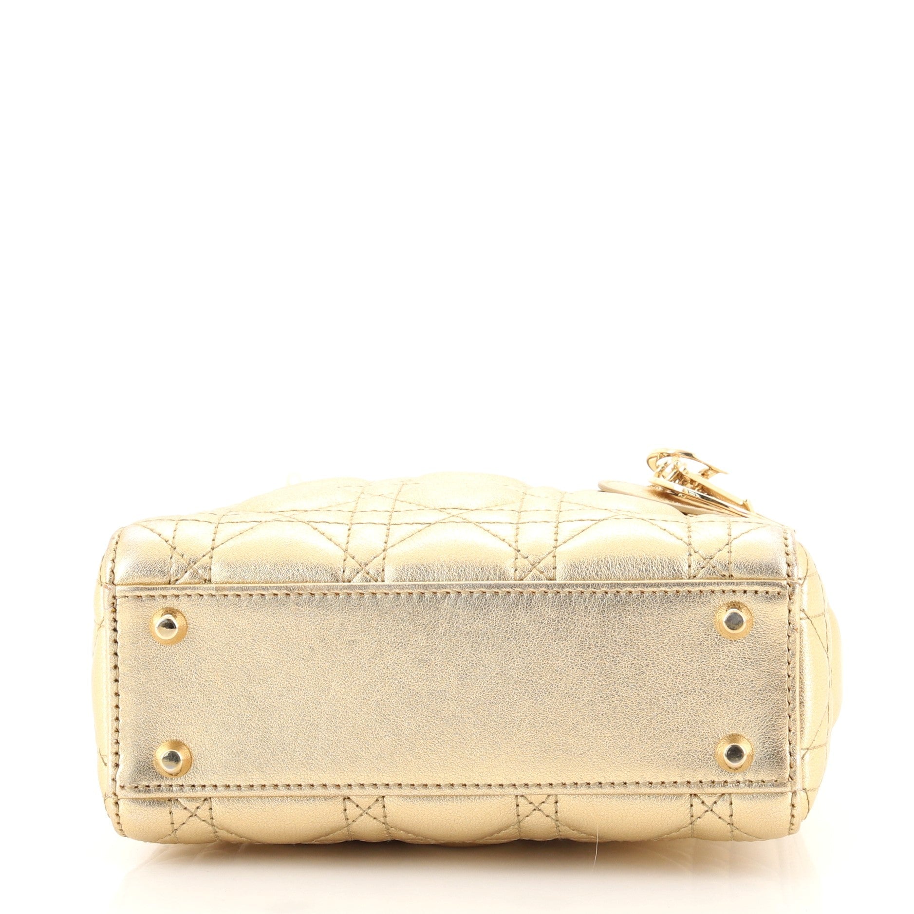 Lady Dior Chain Bag Cannage Quilt Lambskin Mini