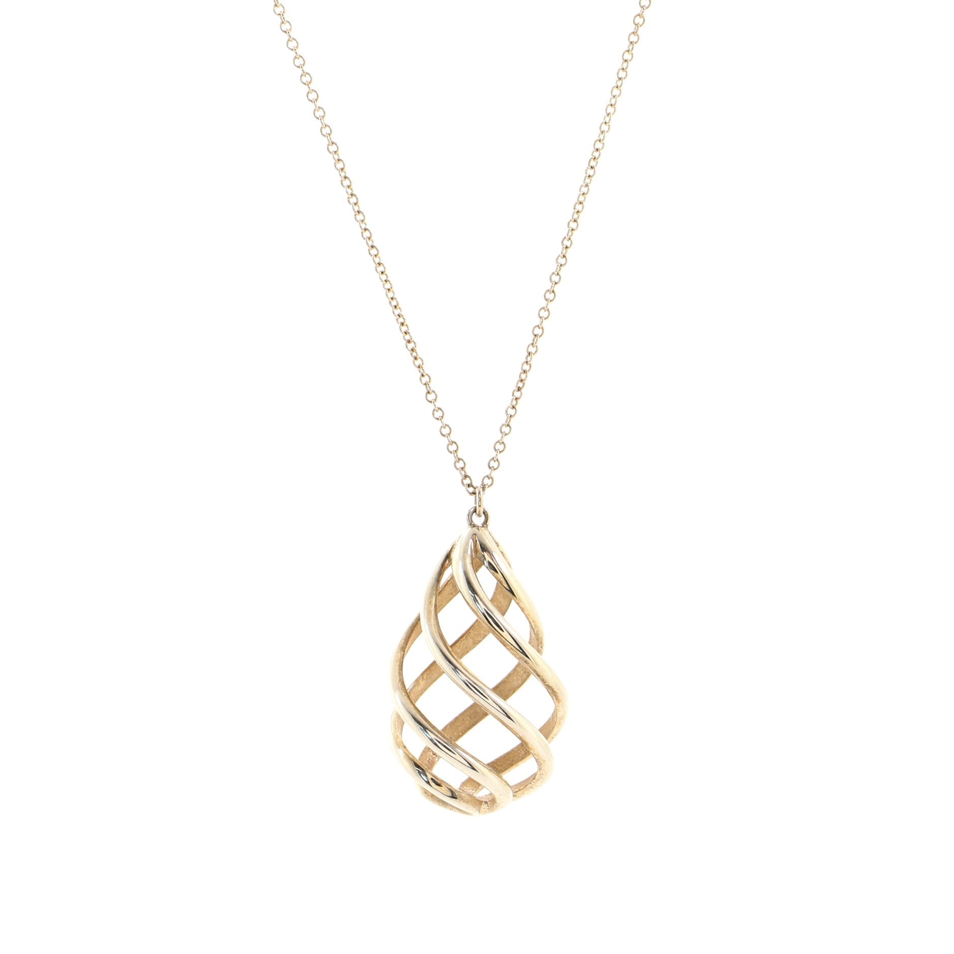 Paloma Picasso Venezia Luce Pendant Necklace Sterling Silver Medium