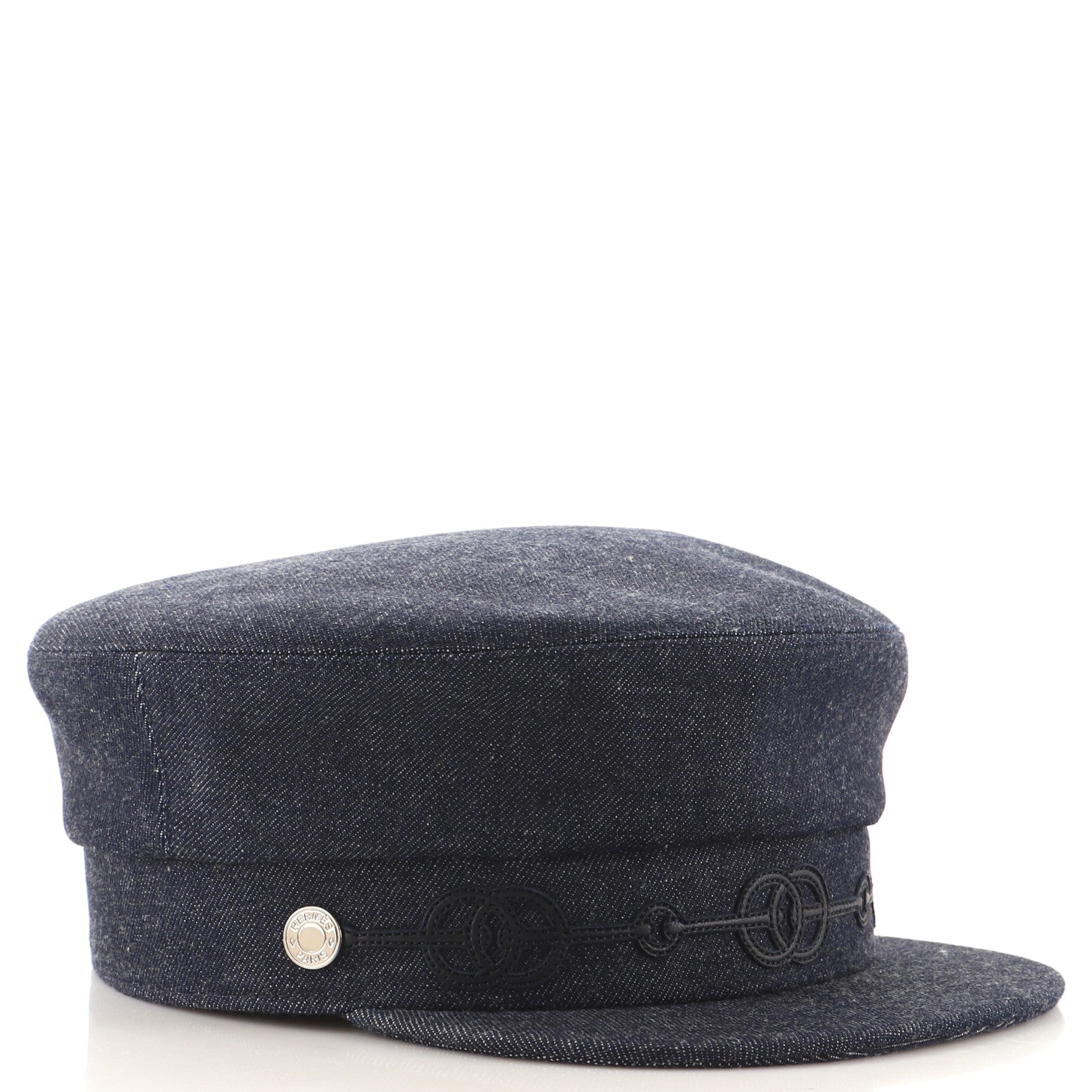 Cabourg Cliquetis Newsboy Cap Denim XXL