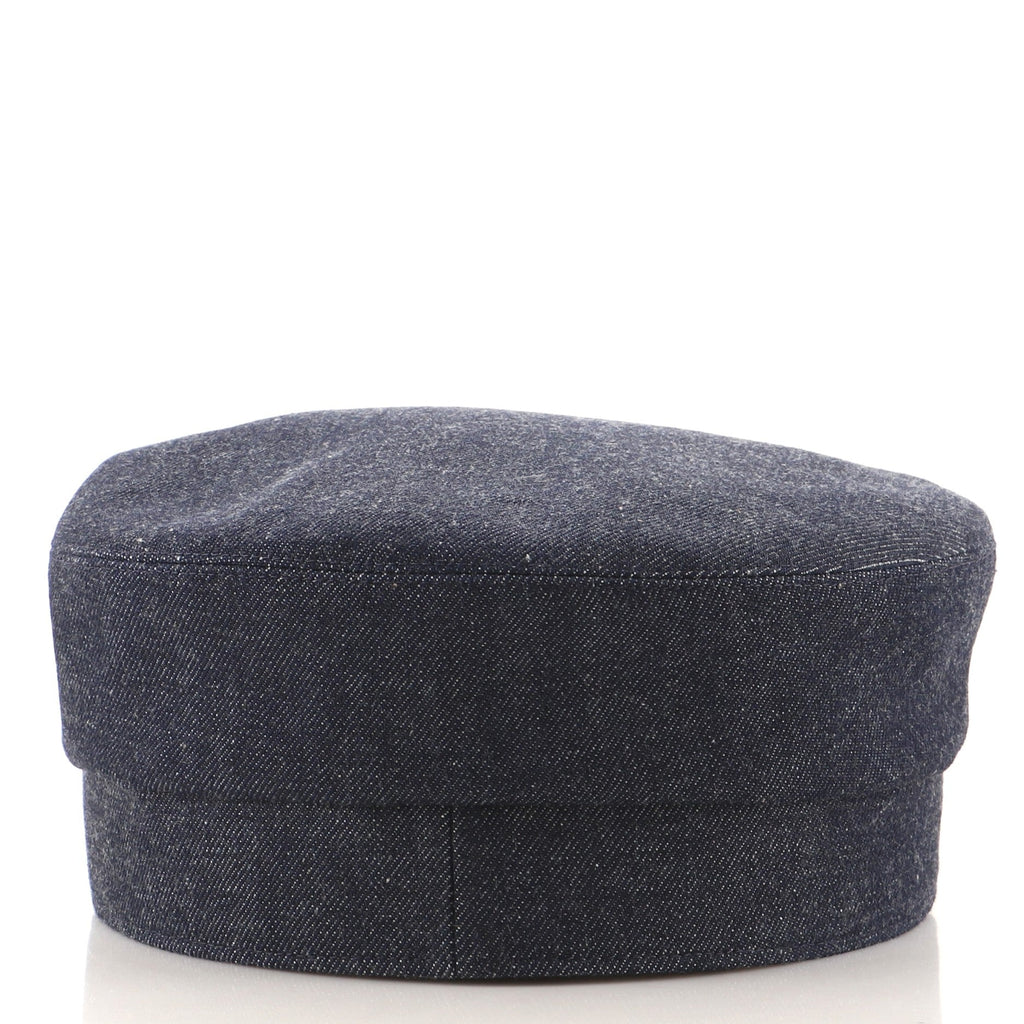 Cabourg Cliquetis Newsboy Cap Denim XXL