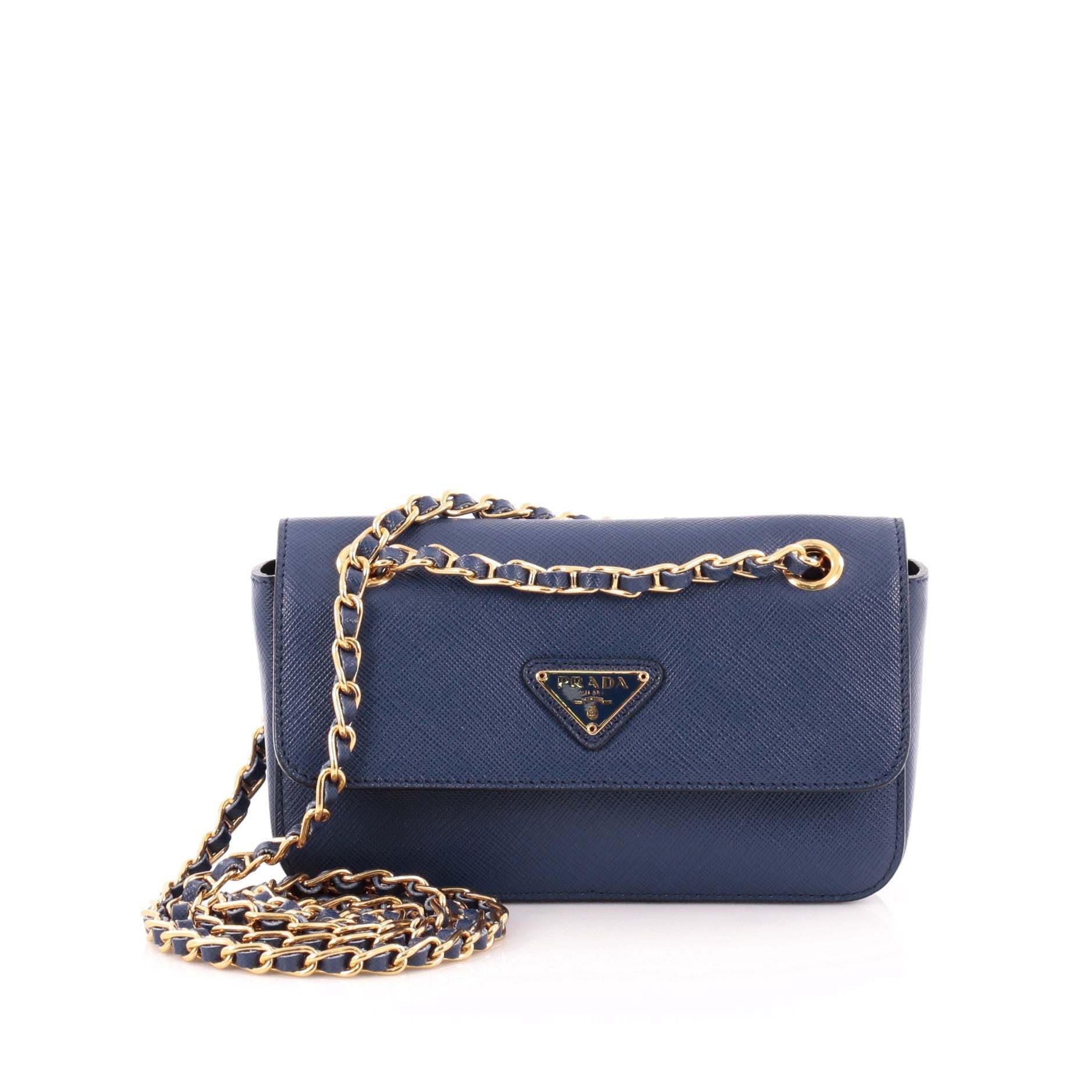 Lux Flap Bag Saffiano Leather Mini