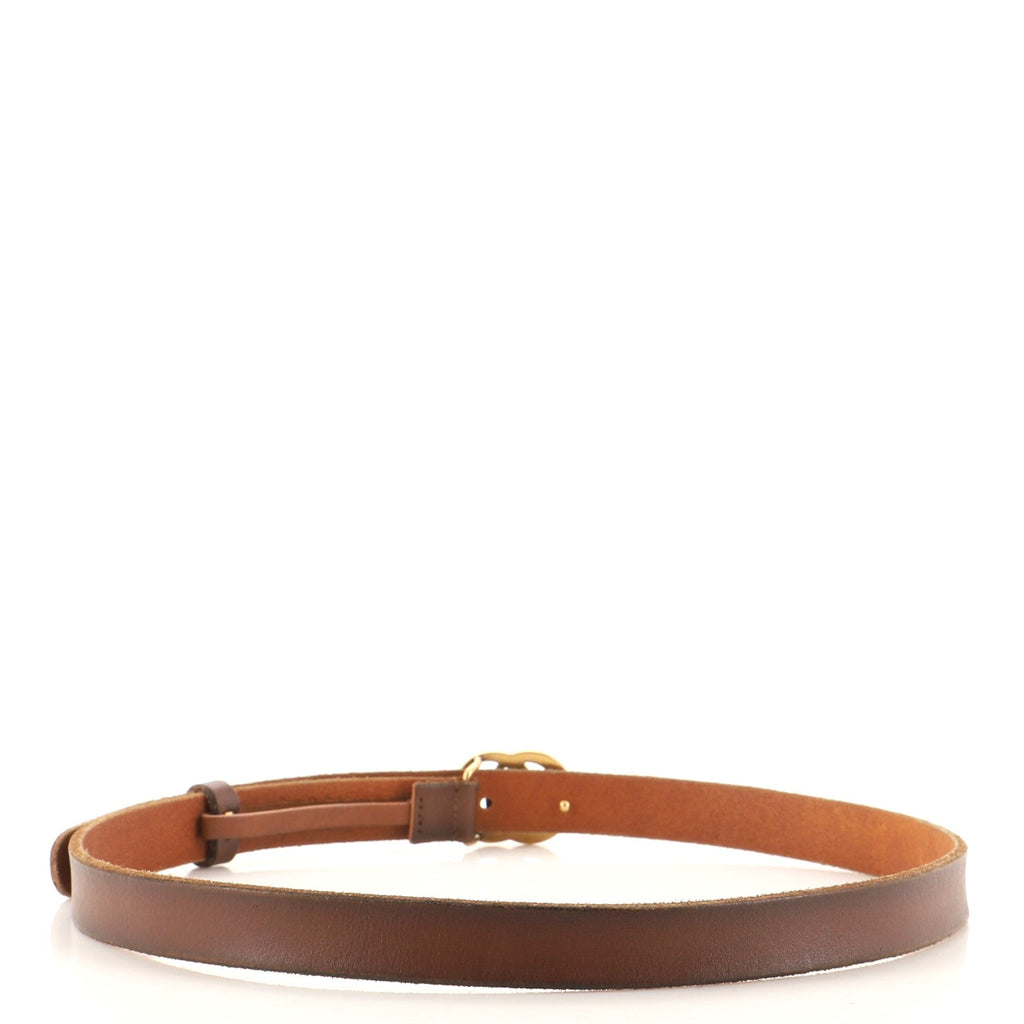 GG Marmont Belt Leather Thin 80