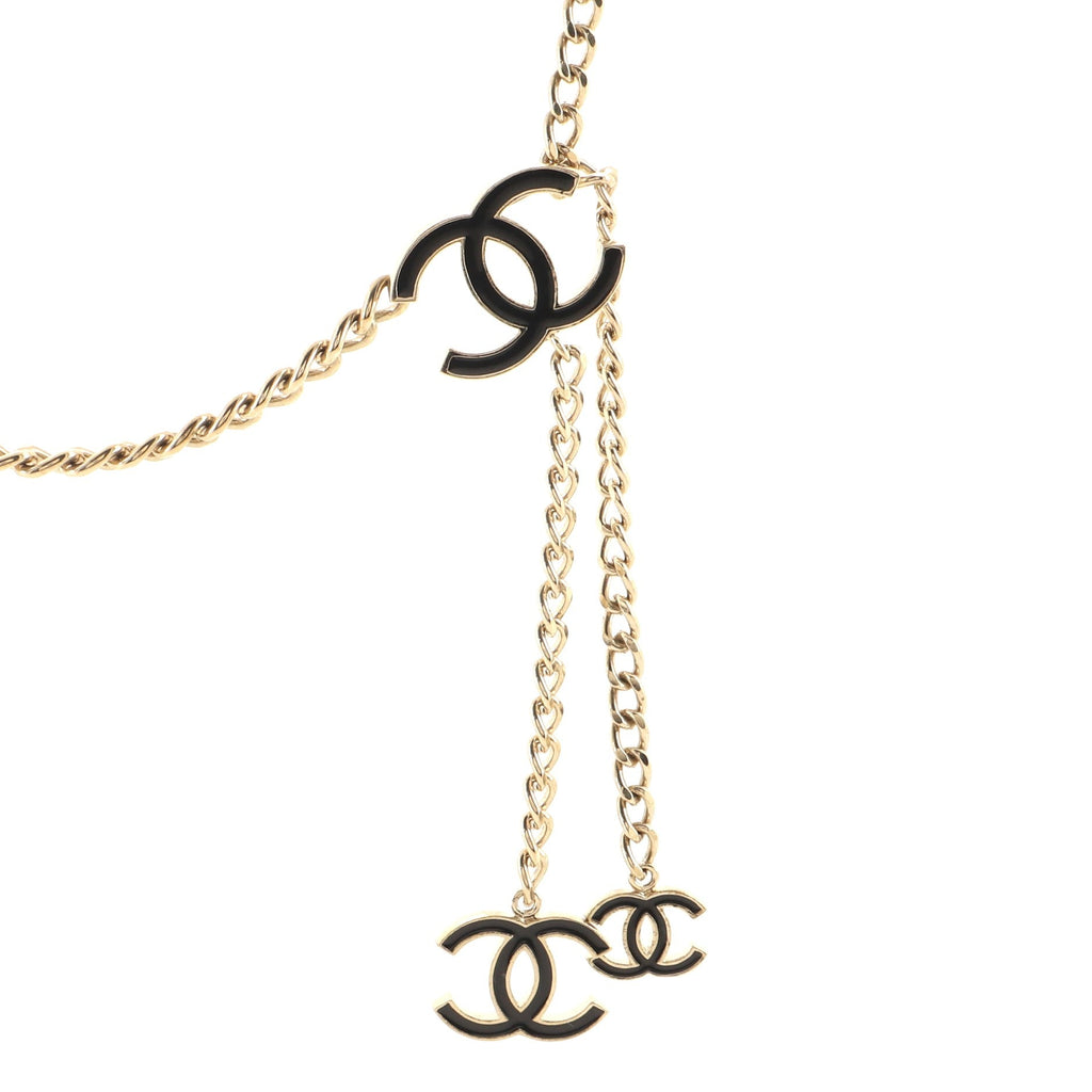 CC Charm Chain Belt Metal with Enamel 100
