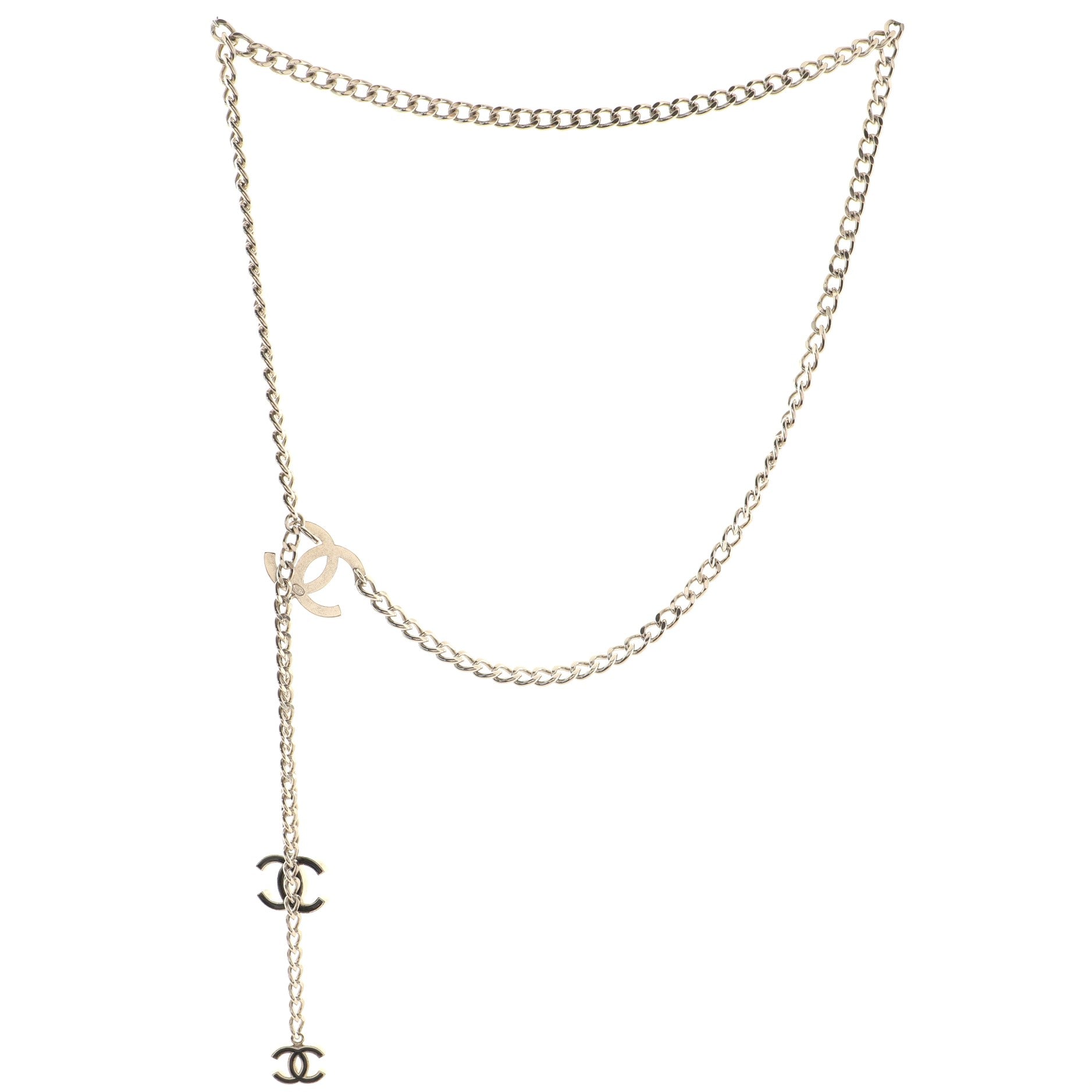 CC Charm Chain Belt Metal with Enamel 0
