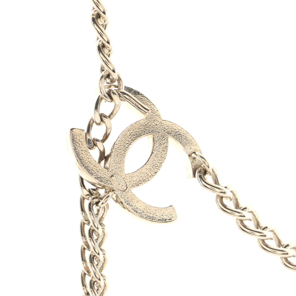 CC Charm Chain Belt Metal with Enamel 0