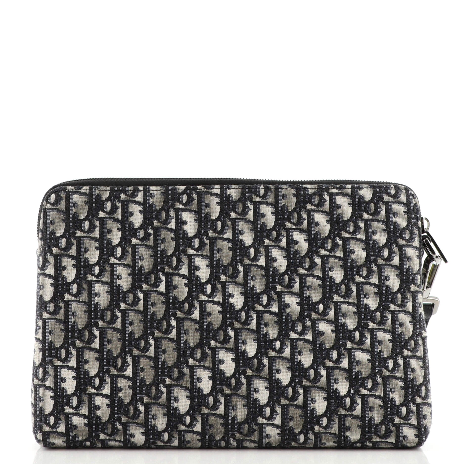 Wristlet Clutch Oblique Jacquard