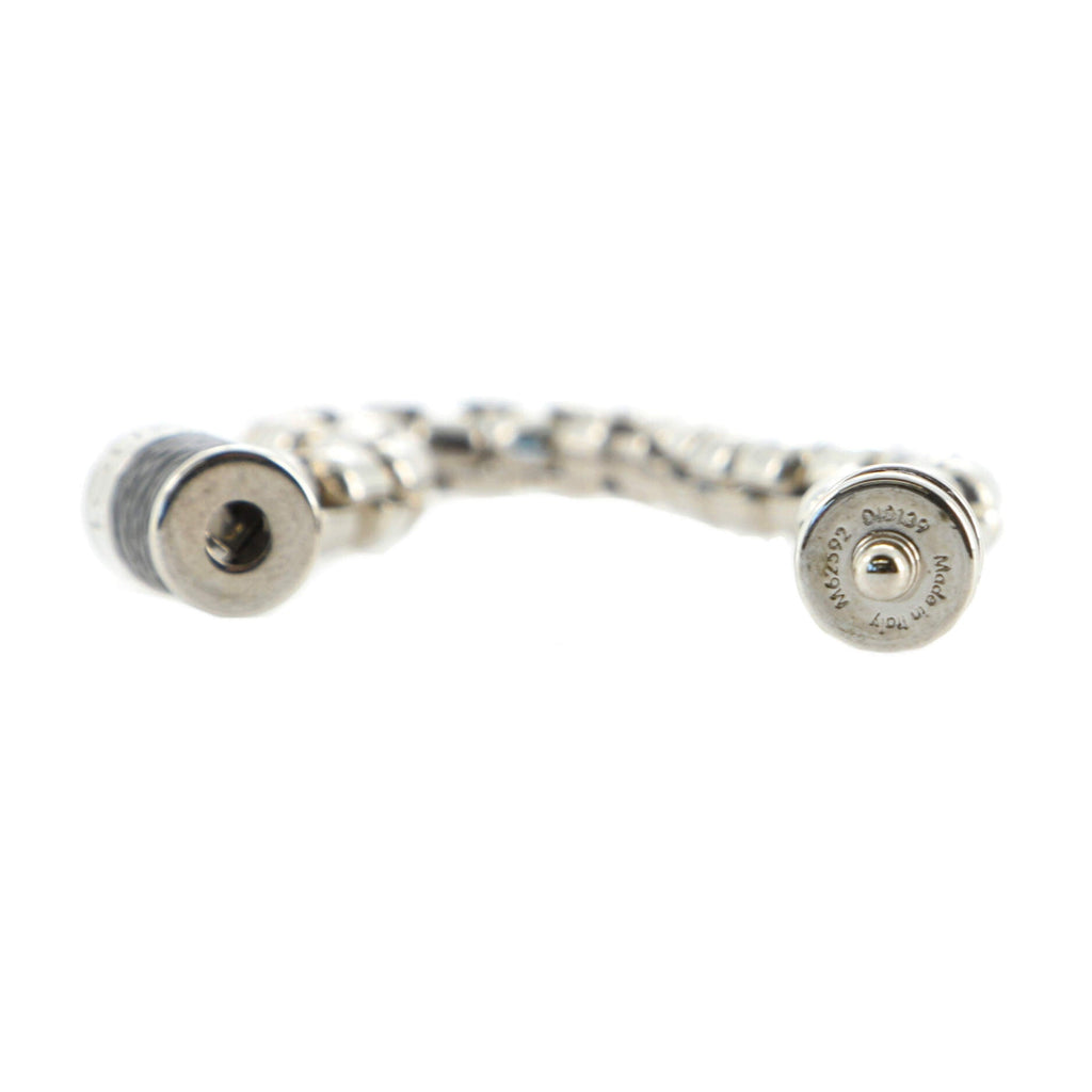 Monogram Chain Bracelet Metal with Monogram Eclipse Canvas