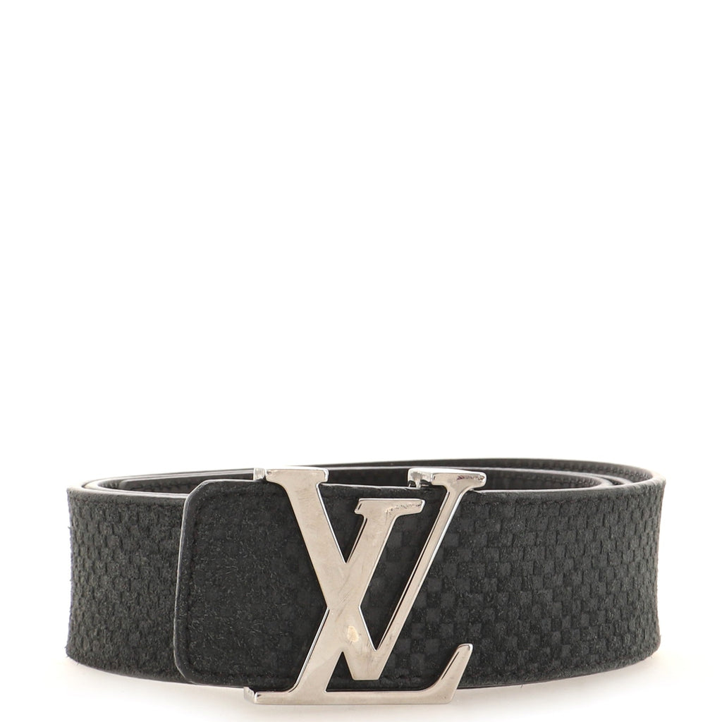 LV Initiales Reversible Belt Suede Damier Wide 95