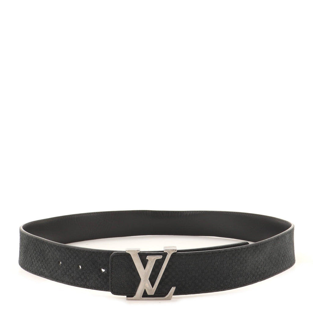 LV Initiales Reversible Belt Suede Damier Wide 95