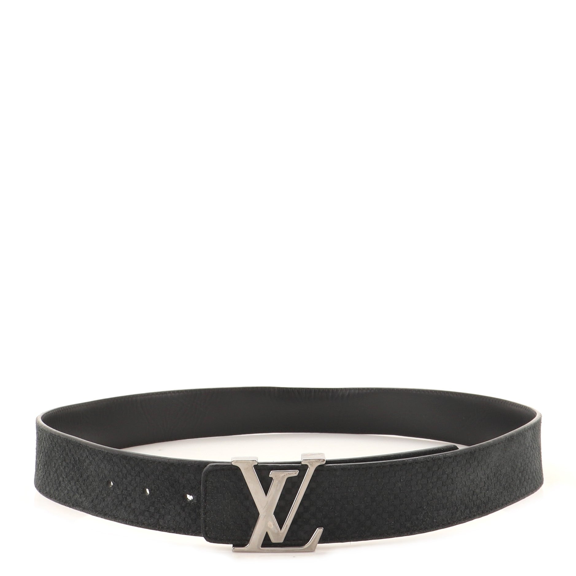 LV Initiales Reversible Belt Suede Damier Wide 95