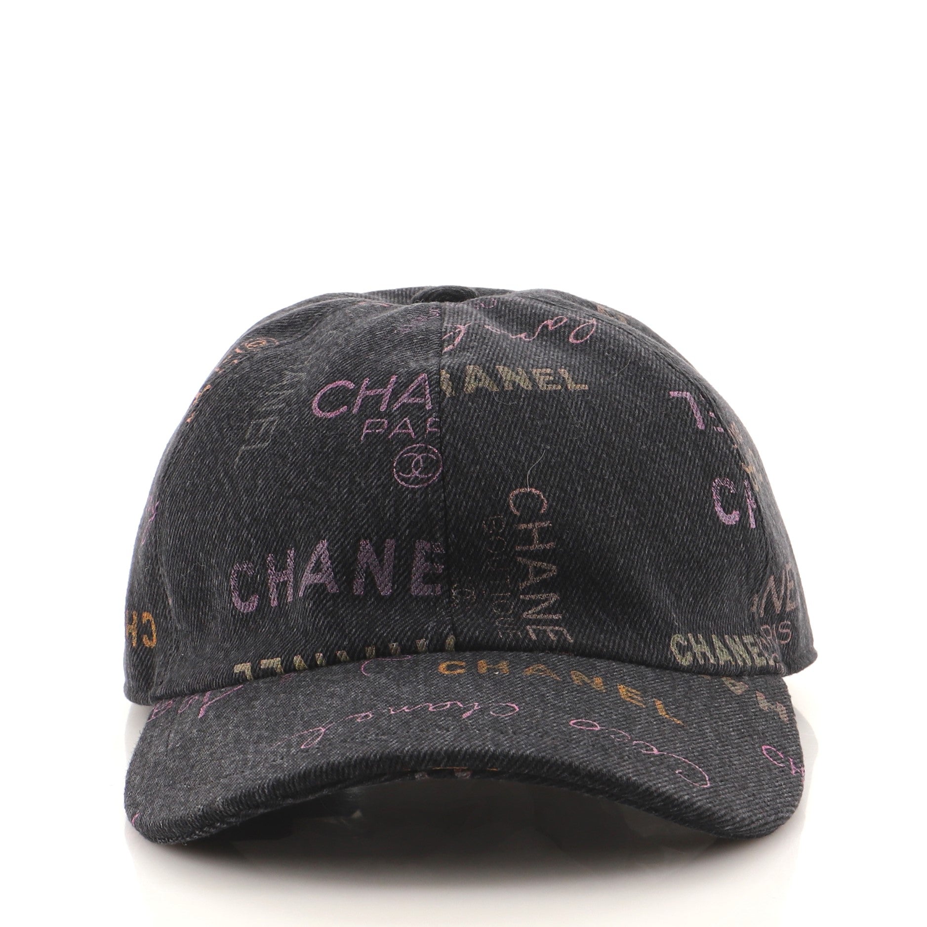 Denim Mood Baseball Cap Logo Printed Denim