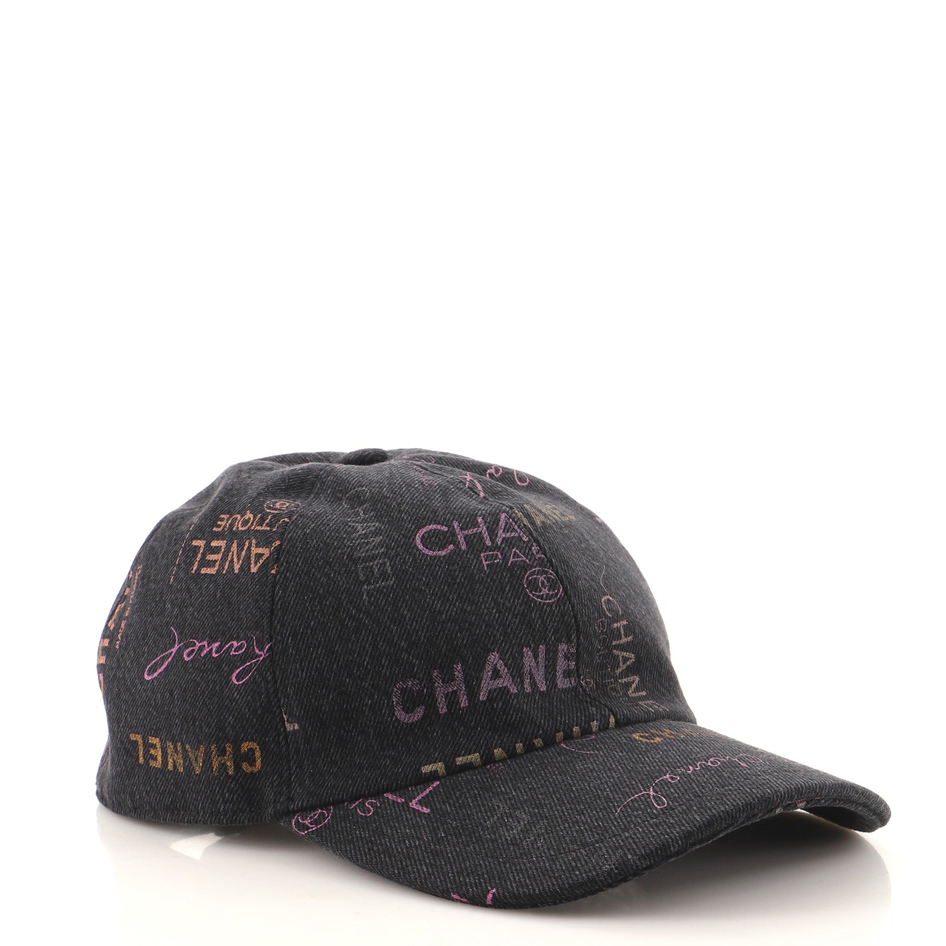 Denim Mood Baseball Cap Logo Printed Denim