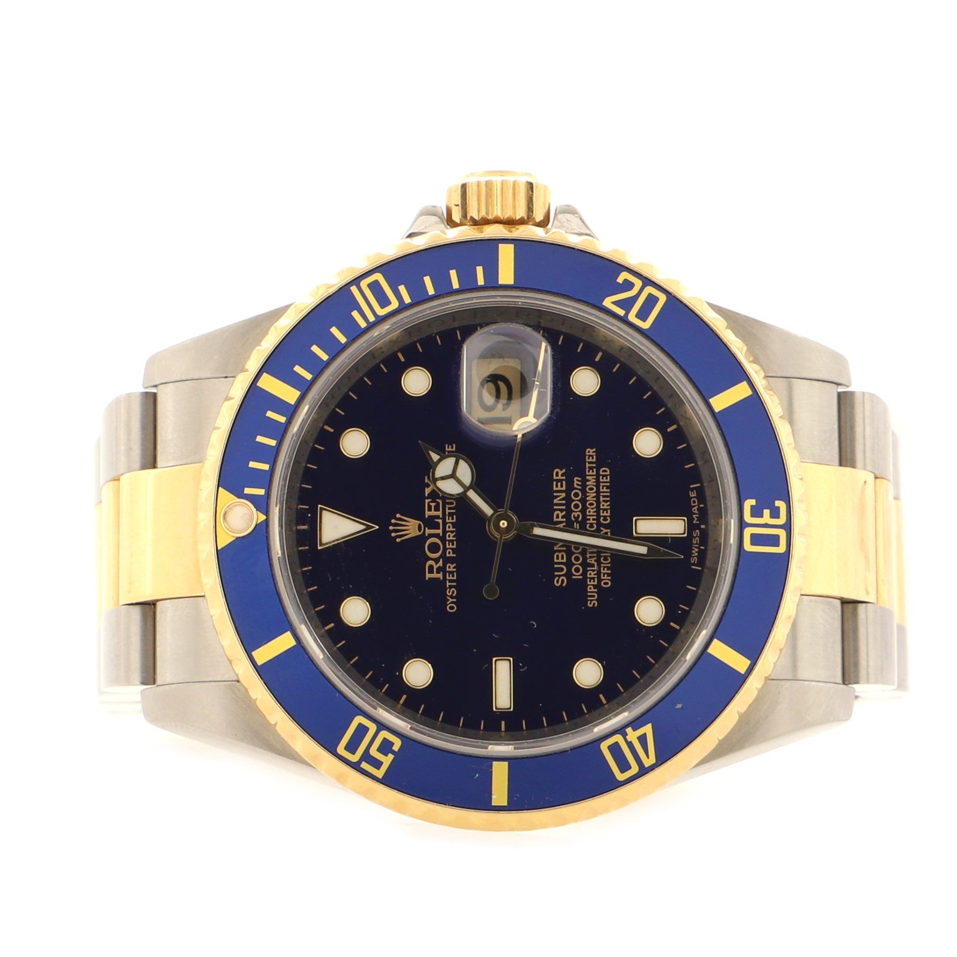 Oyster Perpetual Submariner Bluesy Date Automatic Watch Stainless Steel and Yellow Gold 40