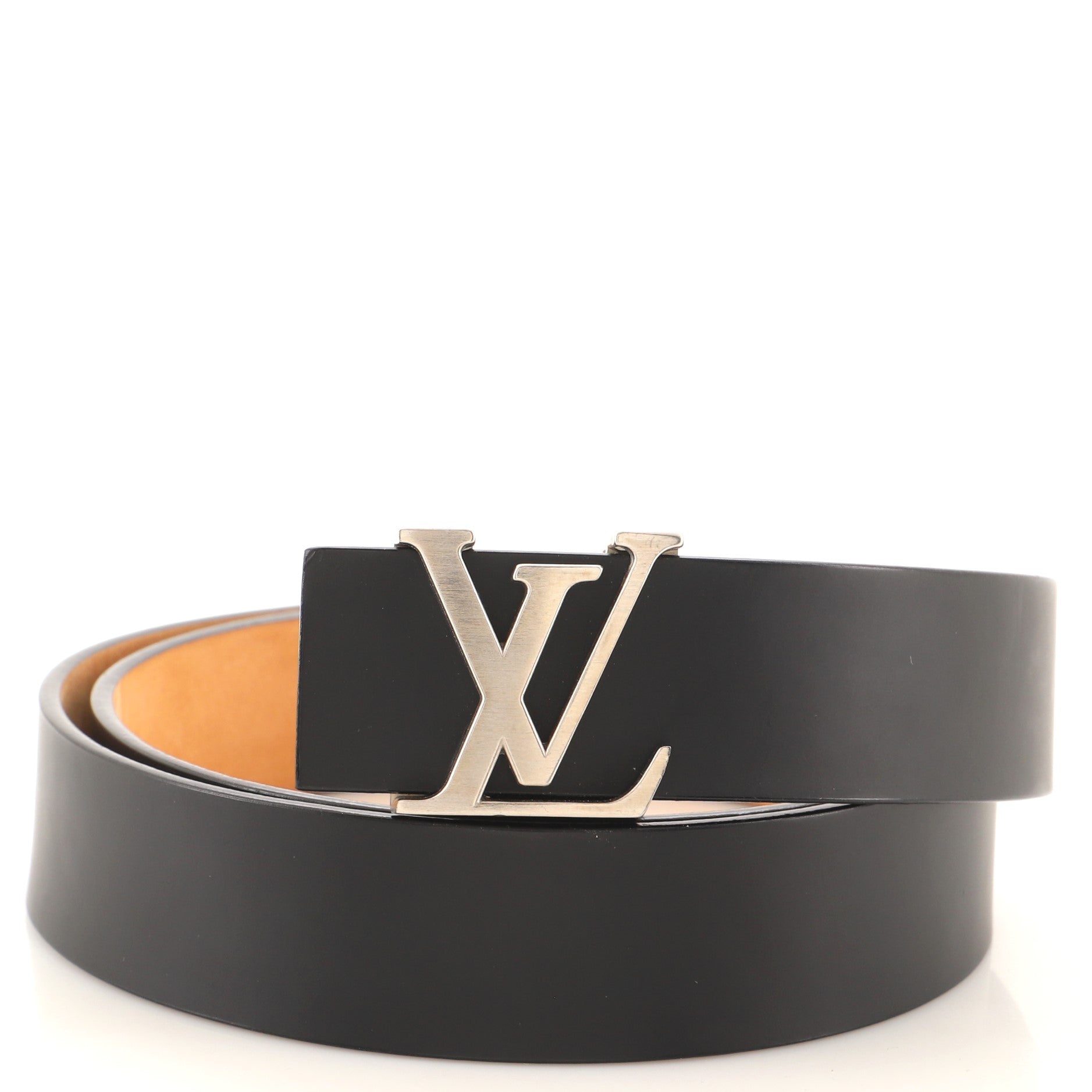 LV Initiales Belt Leather Medium 85