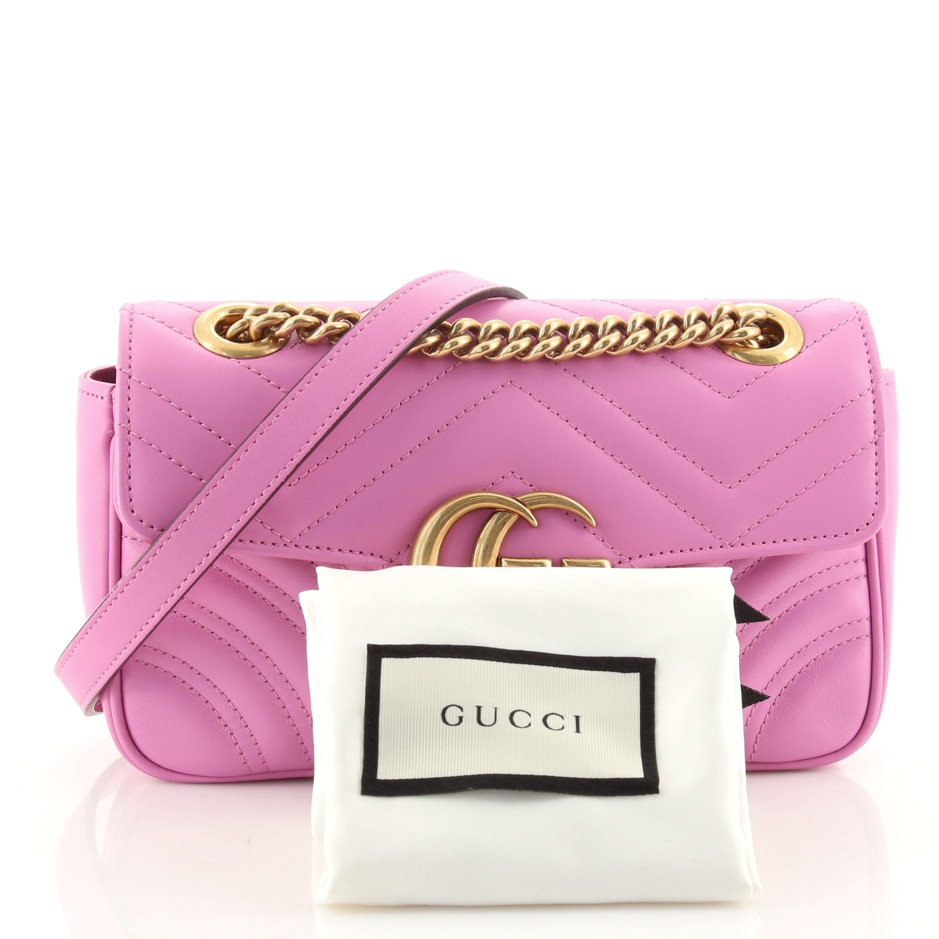 GG Marmont Flap Bag Matelasse Leather Mini
