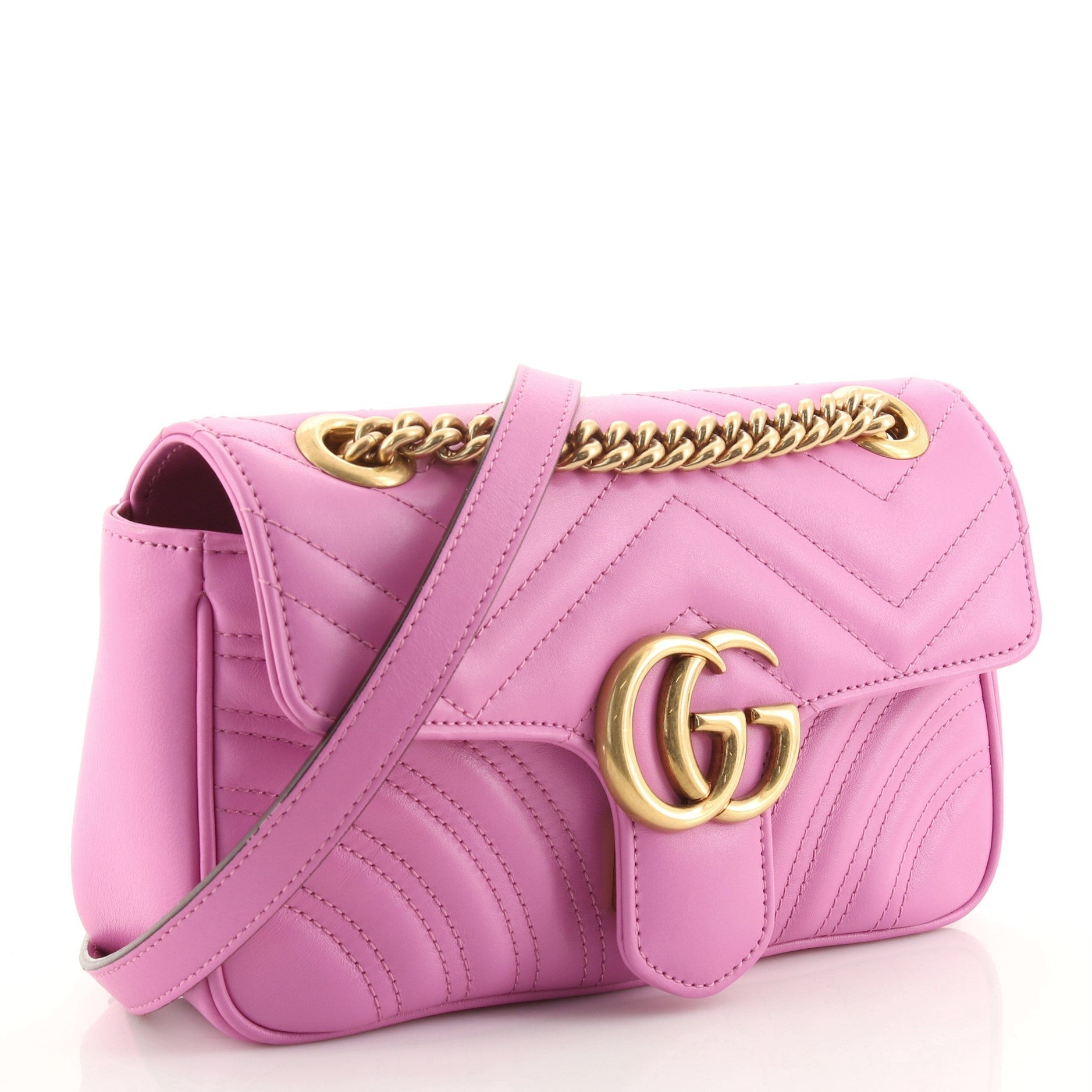GG Marmont Flap Bag Matelasse Leather Mini