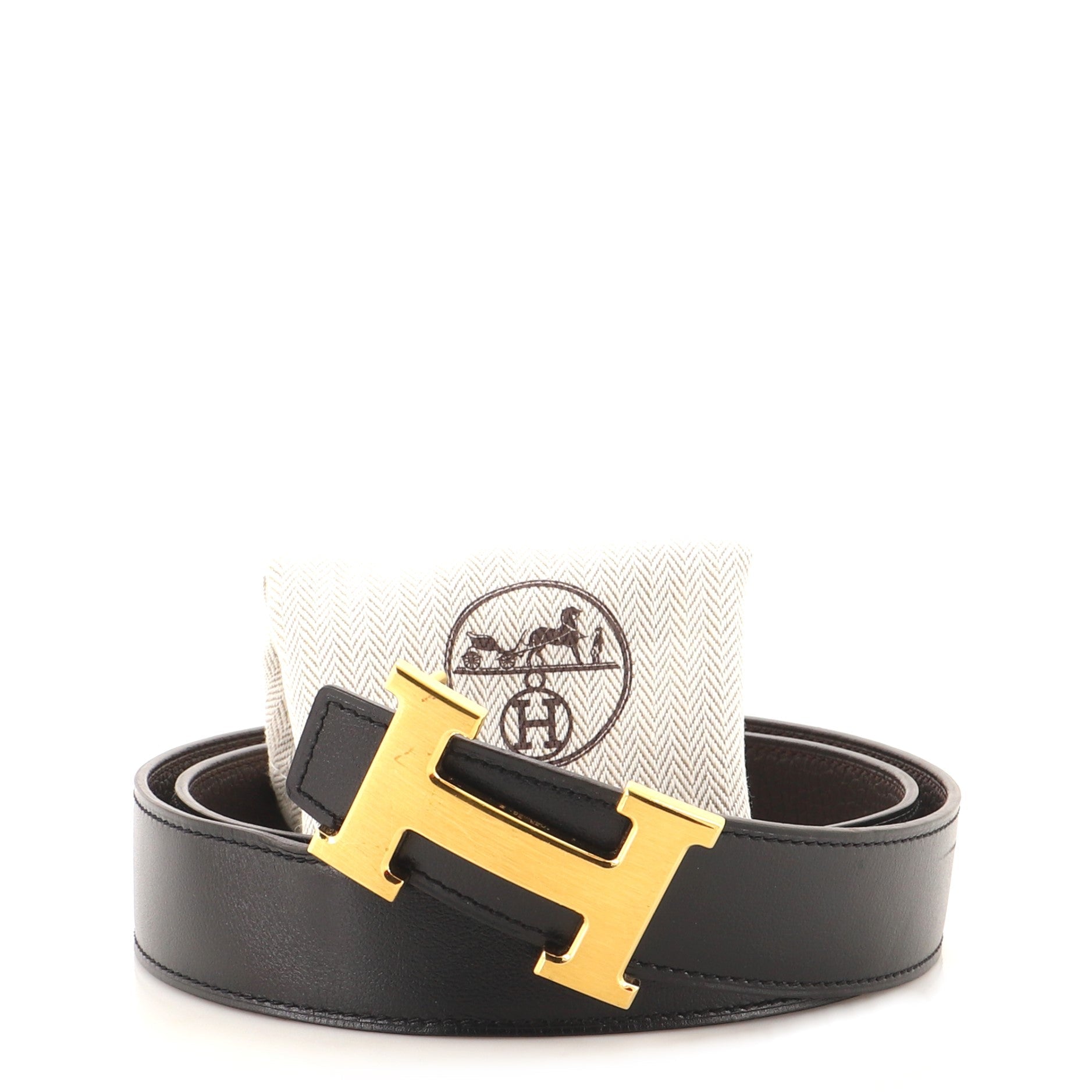 Constance Reversible Belt Leather Medium 85
