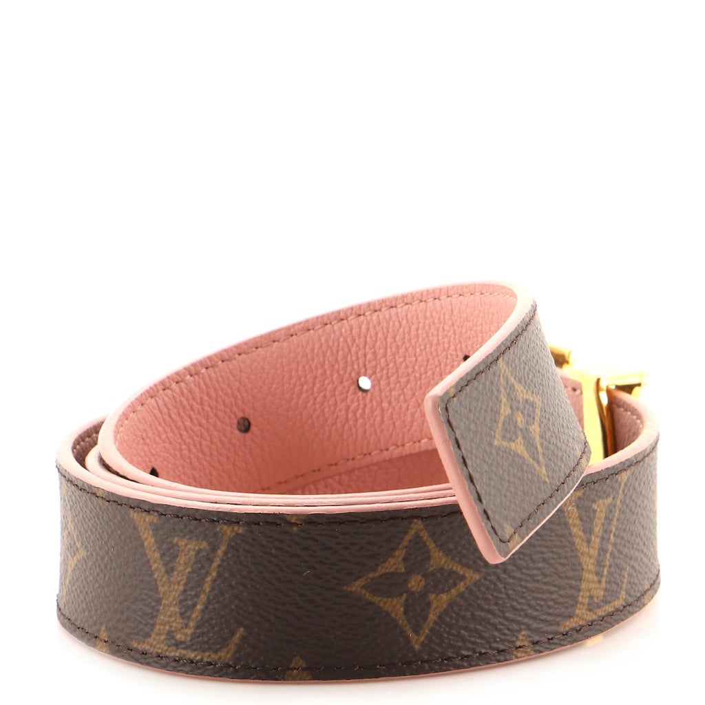 LV Initiales Reversible Belt Monogram Canvas and Leather Medium 80