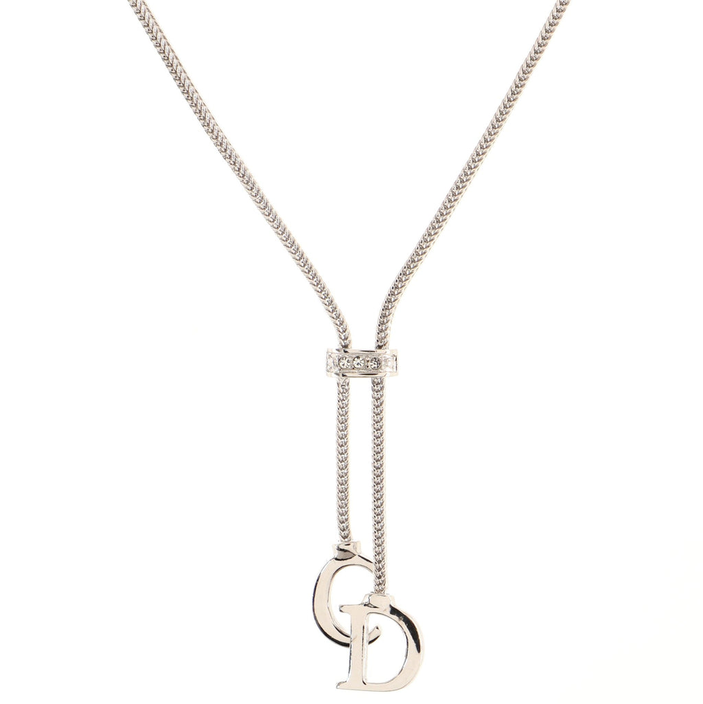 Vintage CD Charm Necklace Metal