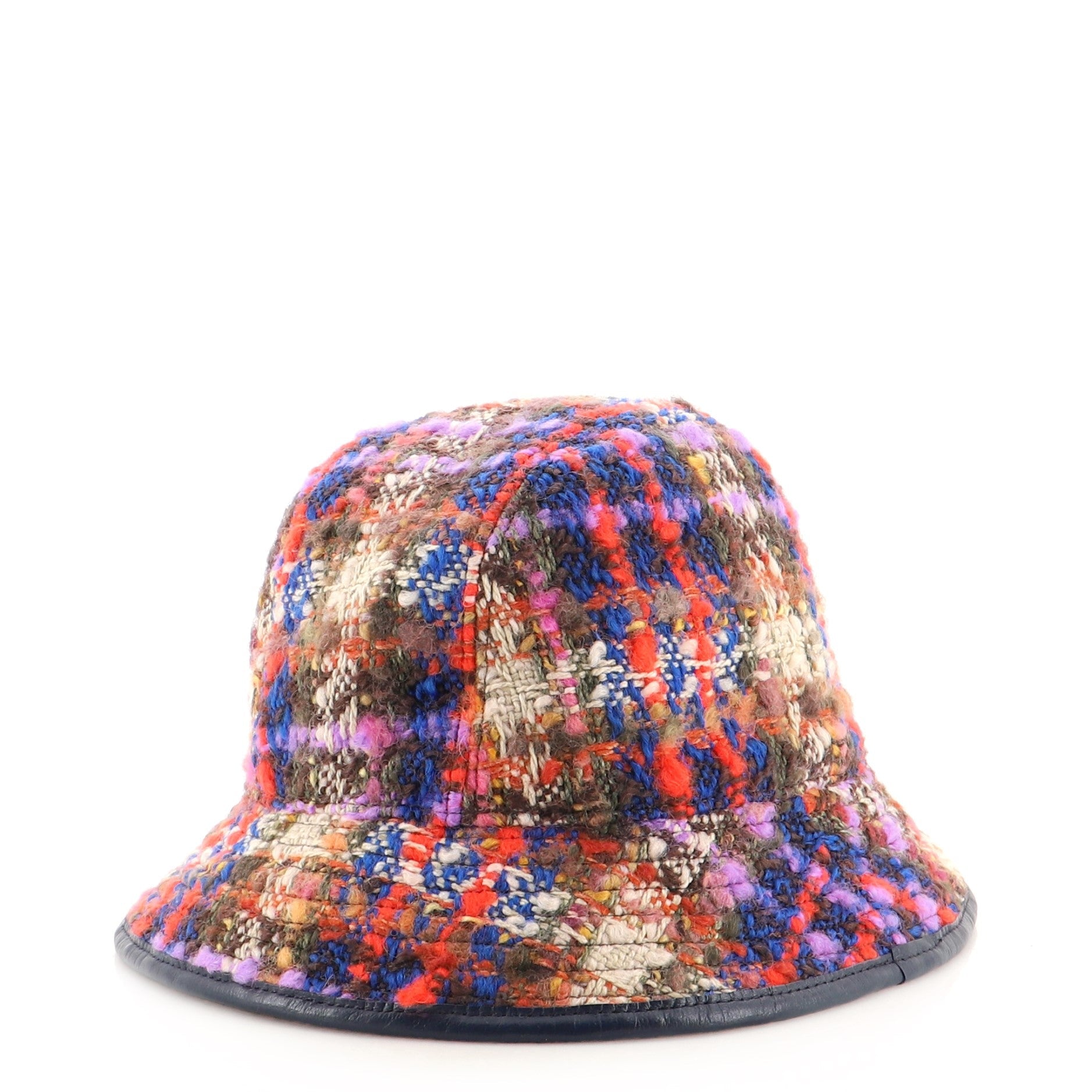 Interlocking G Patch Bucket Hat Tweed Large