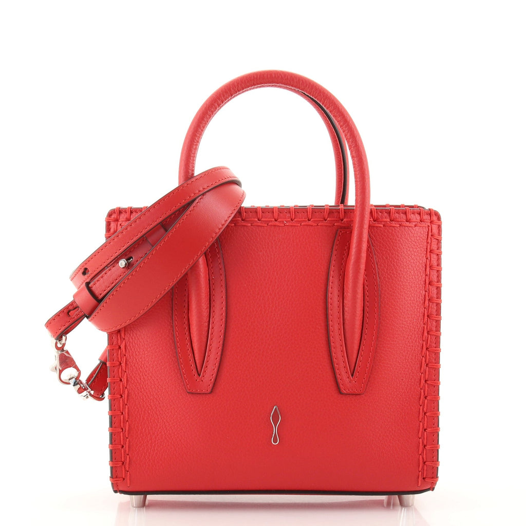 Paloma Tote Whipstitch Leather and Suede Mini
