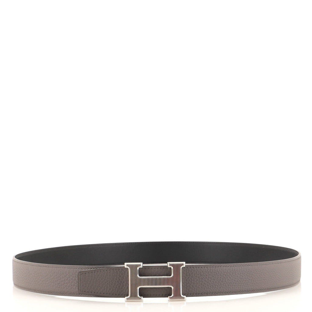 Constance Reversible Belt Leather with Guilloche Hardware Medium 110
