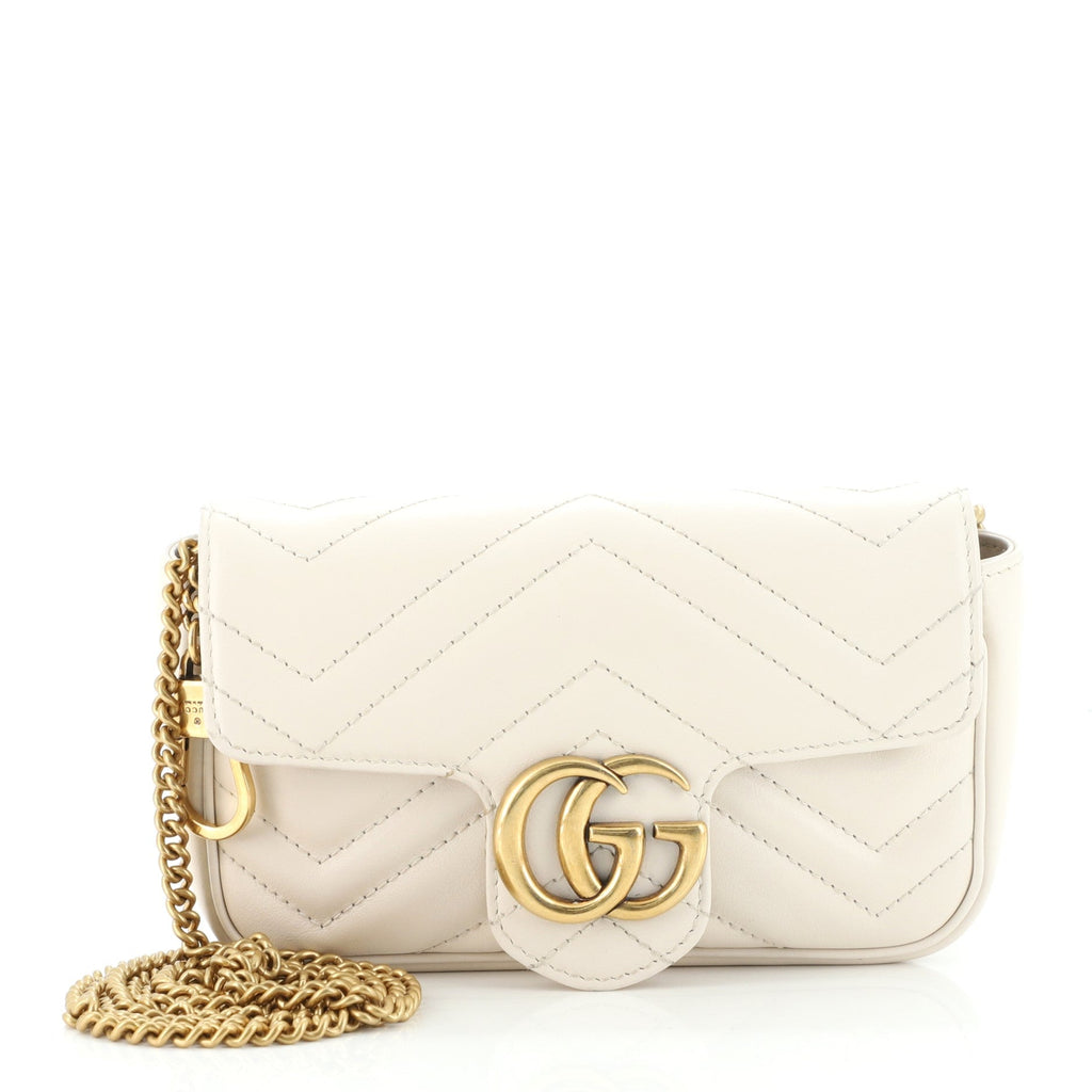 GG Marmont Flap Bag Matelasse Leather Super Mini