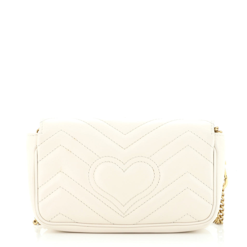GG Marmont Flap Bag Matelasse Leather Super Mini