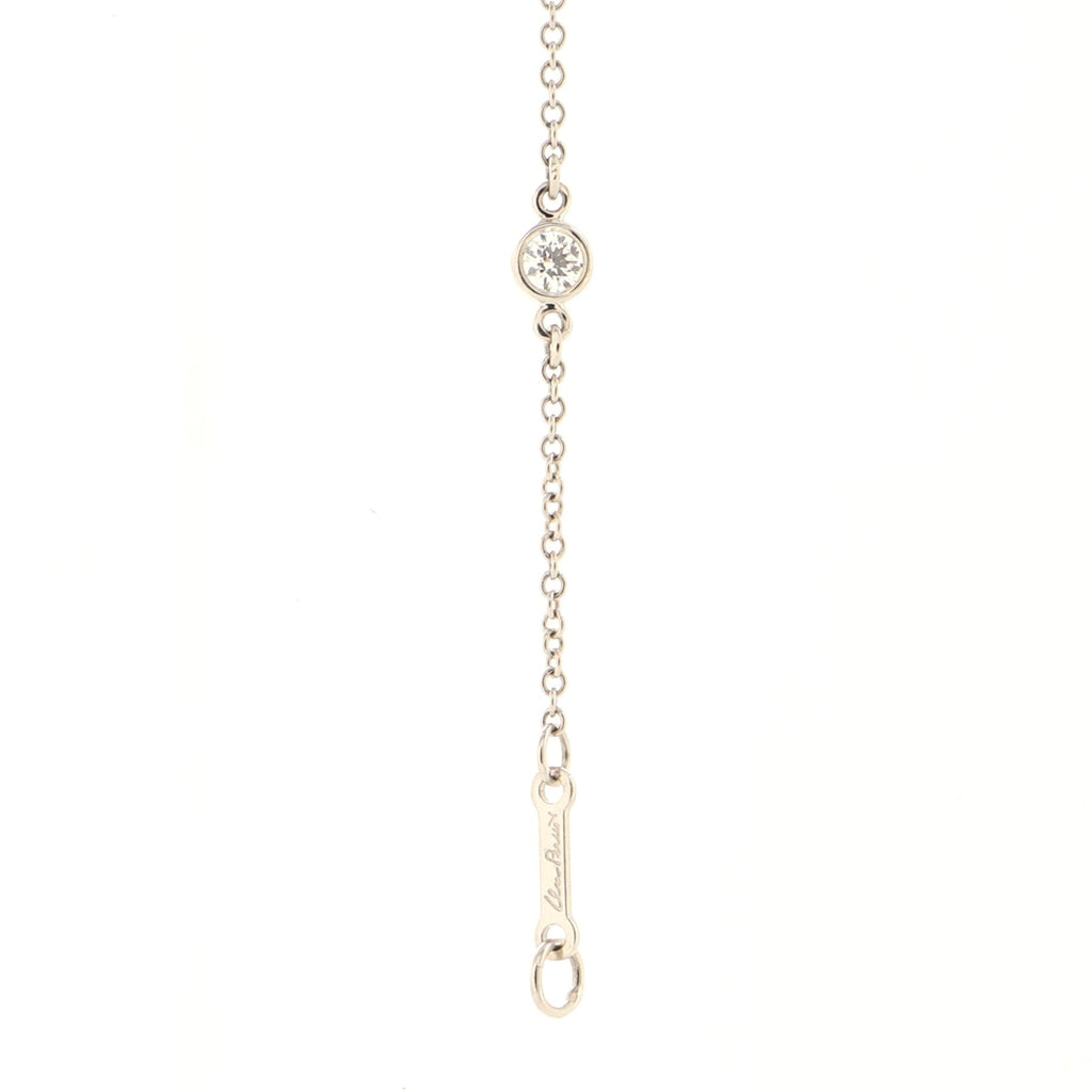 Elsa Peretti Diamonds by the Yard 6 Stone Bracelet Platinum with Diamonds 0.30CT