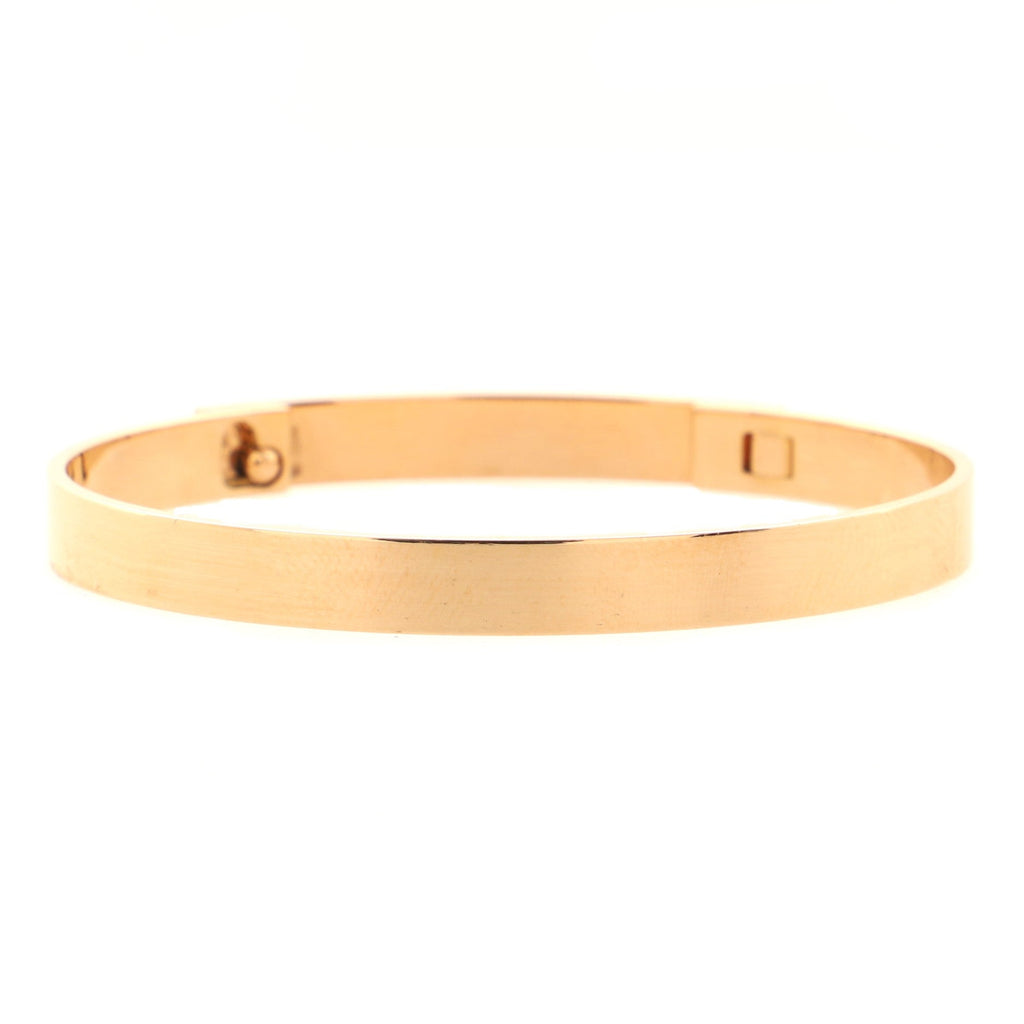 Collier de Chien Bracelet 18K Rose Gold with Pave Diamond Studs PM