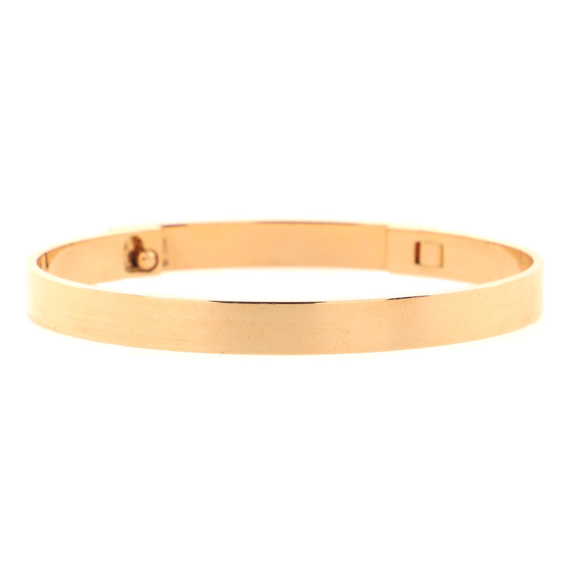 Collier de Chien Bracelet 18K Rose Gold with Pave Diamond Studs PM