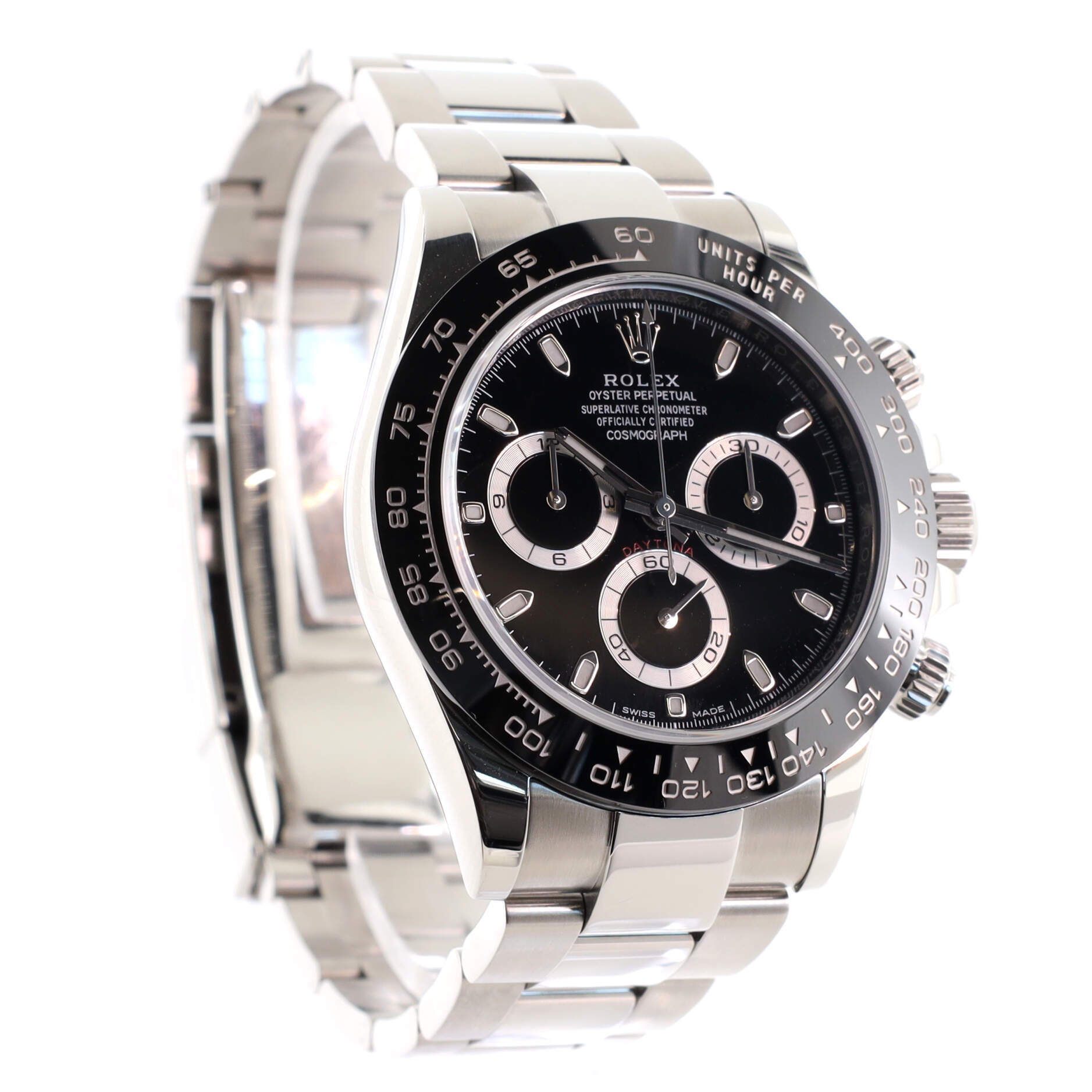 Oyster Perpetual Cosmograph Daytona Automatic Watch Stainless Steel and Cerachrom 40
