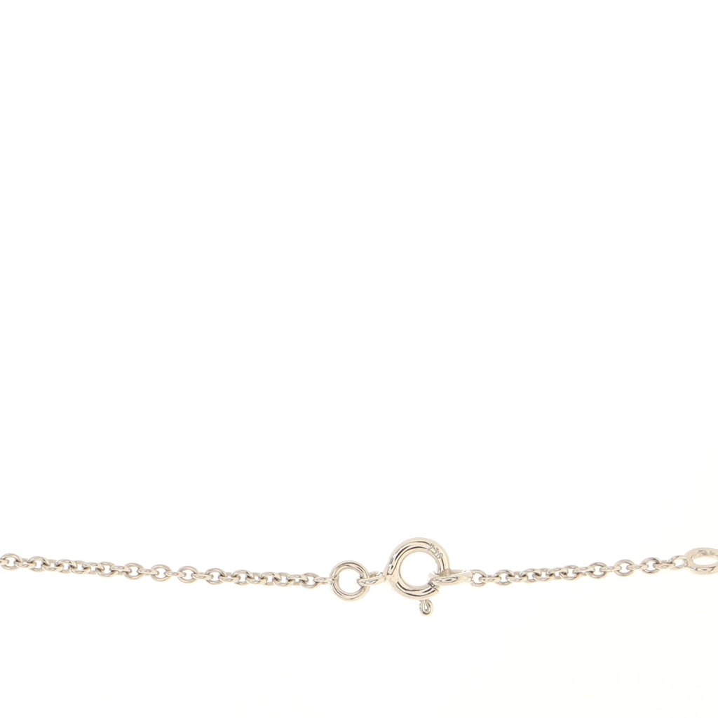 Birkin Amulette Pendant Necklace 18K White Gold and Diamonds