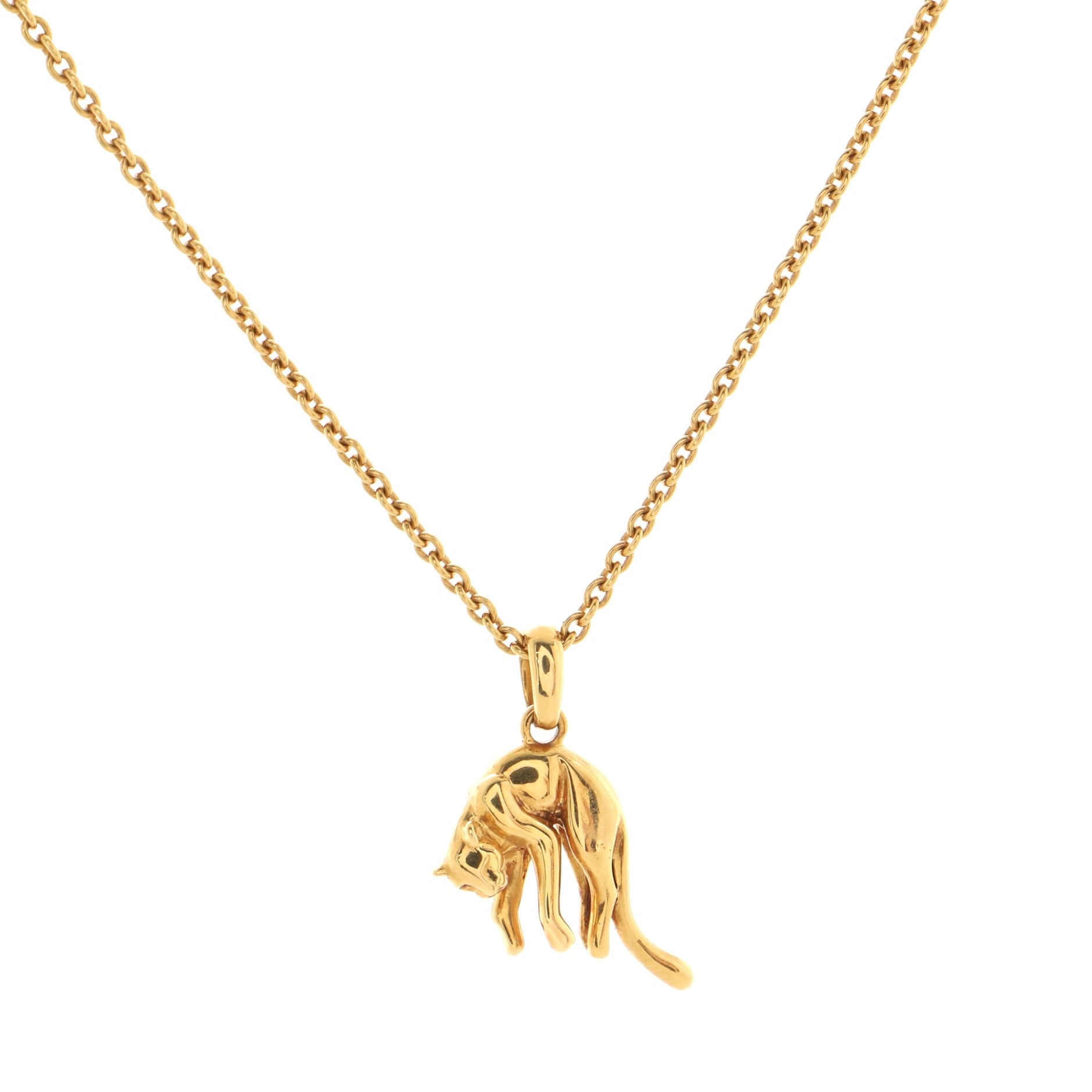 Panthere Pendant Necklace 18K Yellow Gold