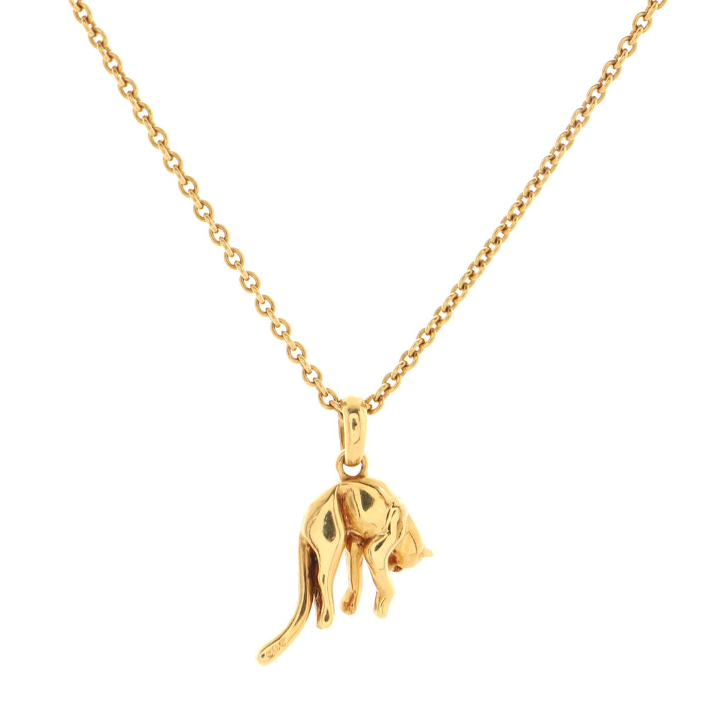 Panthere Pendant Necklace 18K Yellow Gold