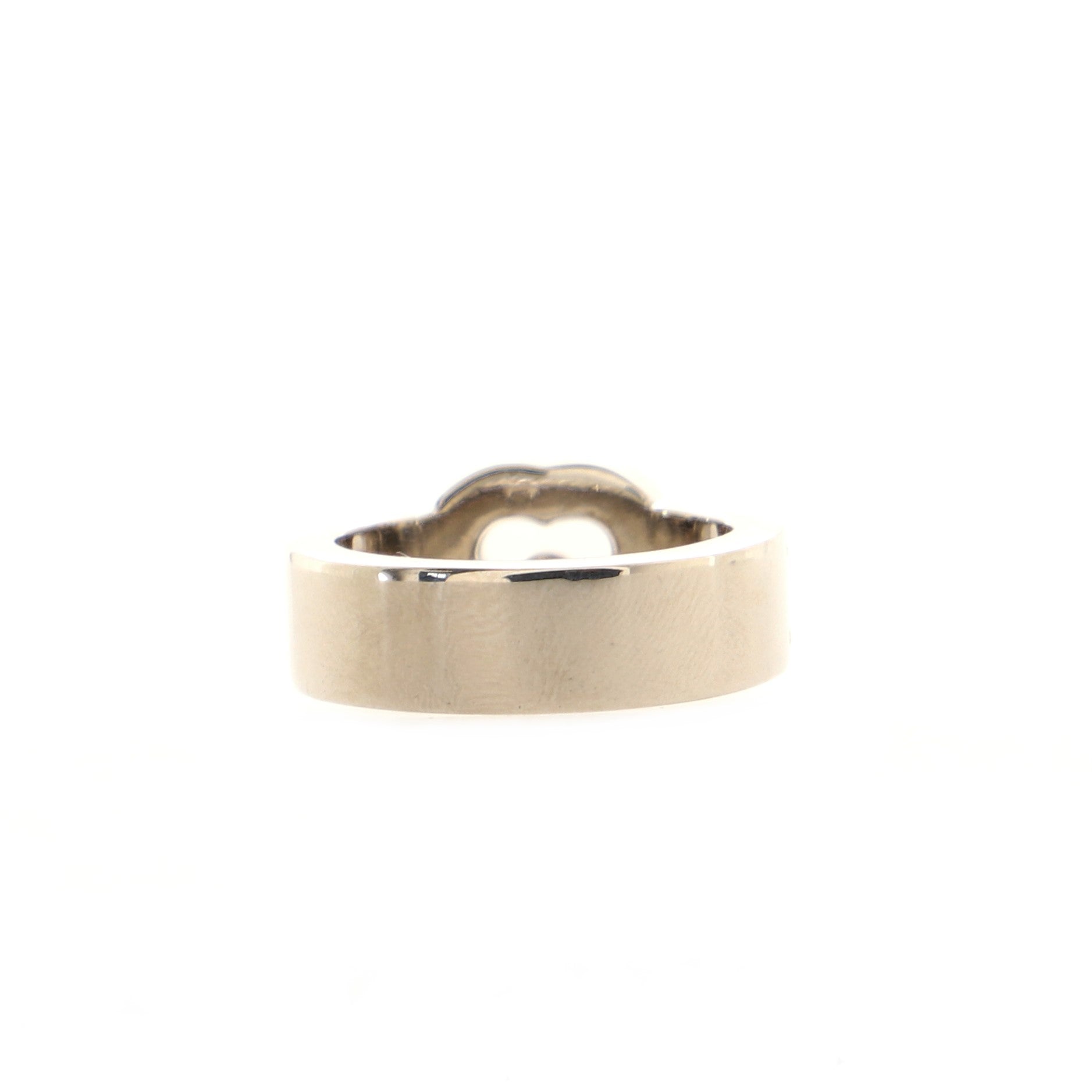 Happy Diamond Heart Ring 18K White Gold and Diamonds