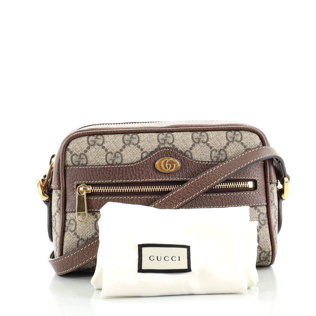 Ophidia Shoulder Bag GG Coated Canvas Mini