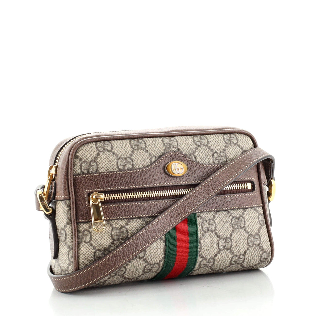 Ophidia Shoulder Bag GG Coated Canvas Mini