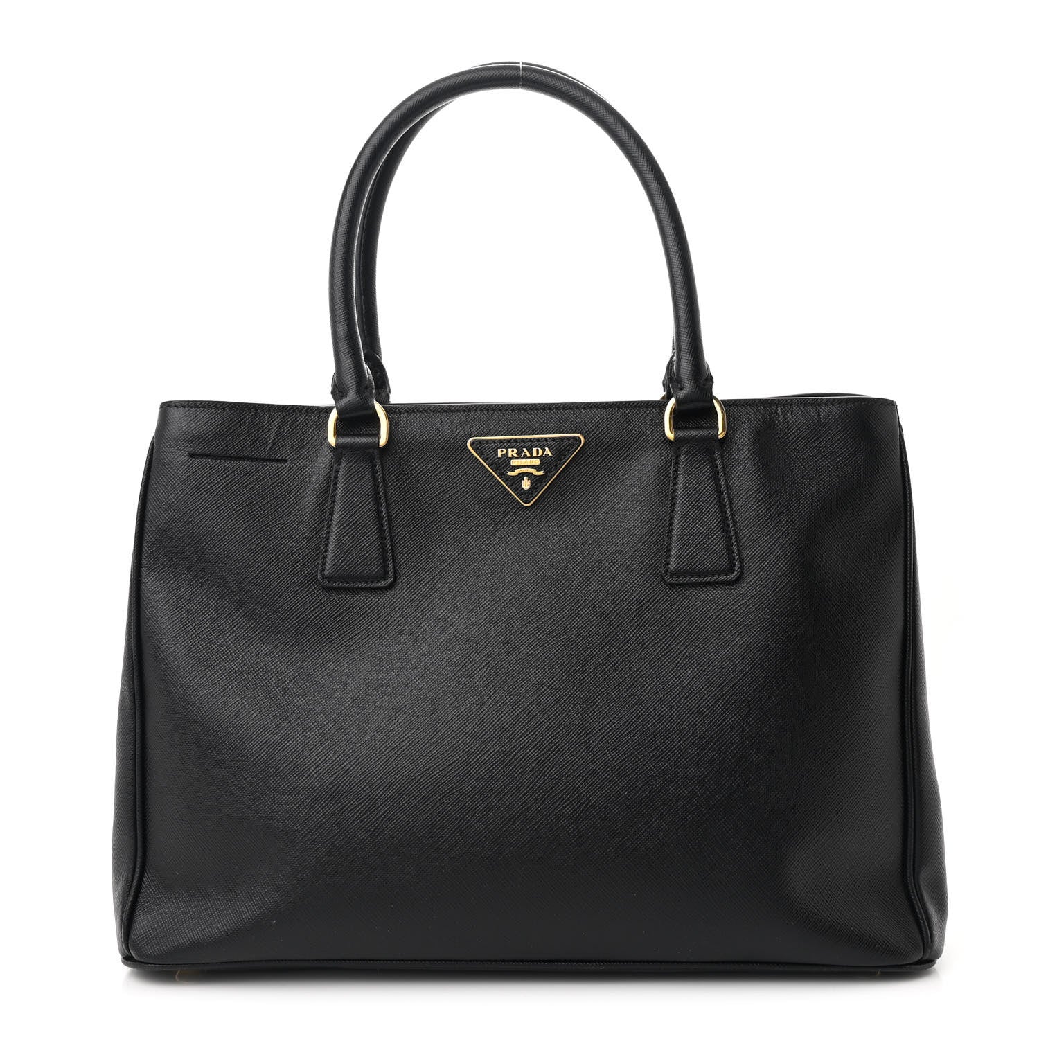 Saffiano Lux Medium Tote Tote Black