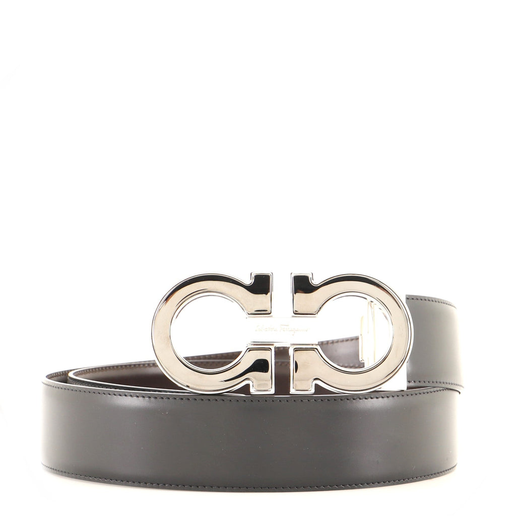 Gancini Belt Leather Wide 90