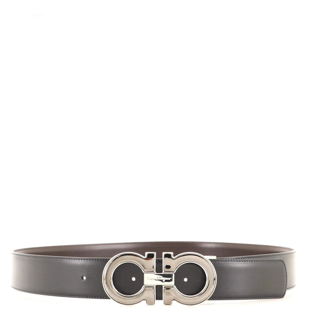 Gancini Belt Leather Wide 90