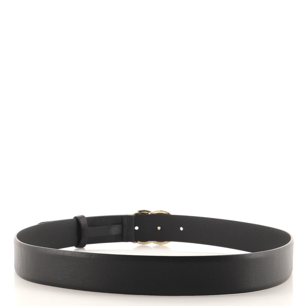 Woven Chain CC Buckle Belt Leather Medium 85