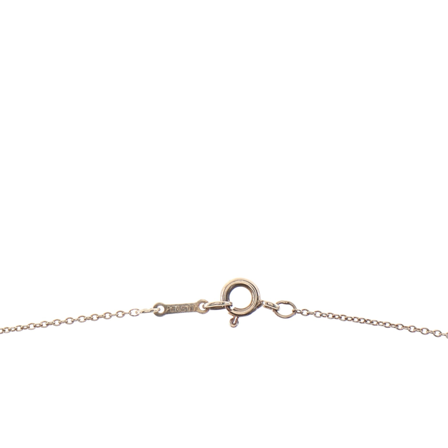 Elsa Peretti Teardrop Pendant Necklace Sterling Silver