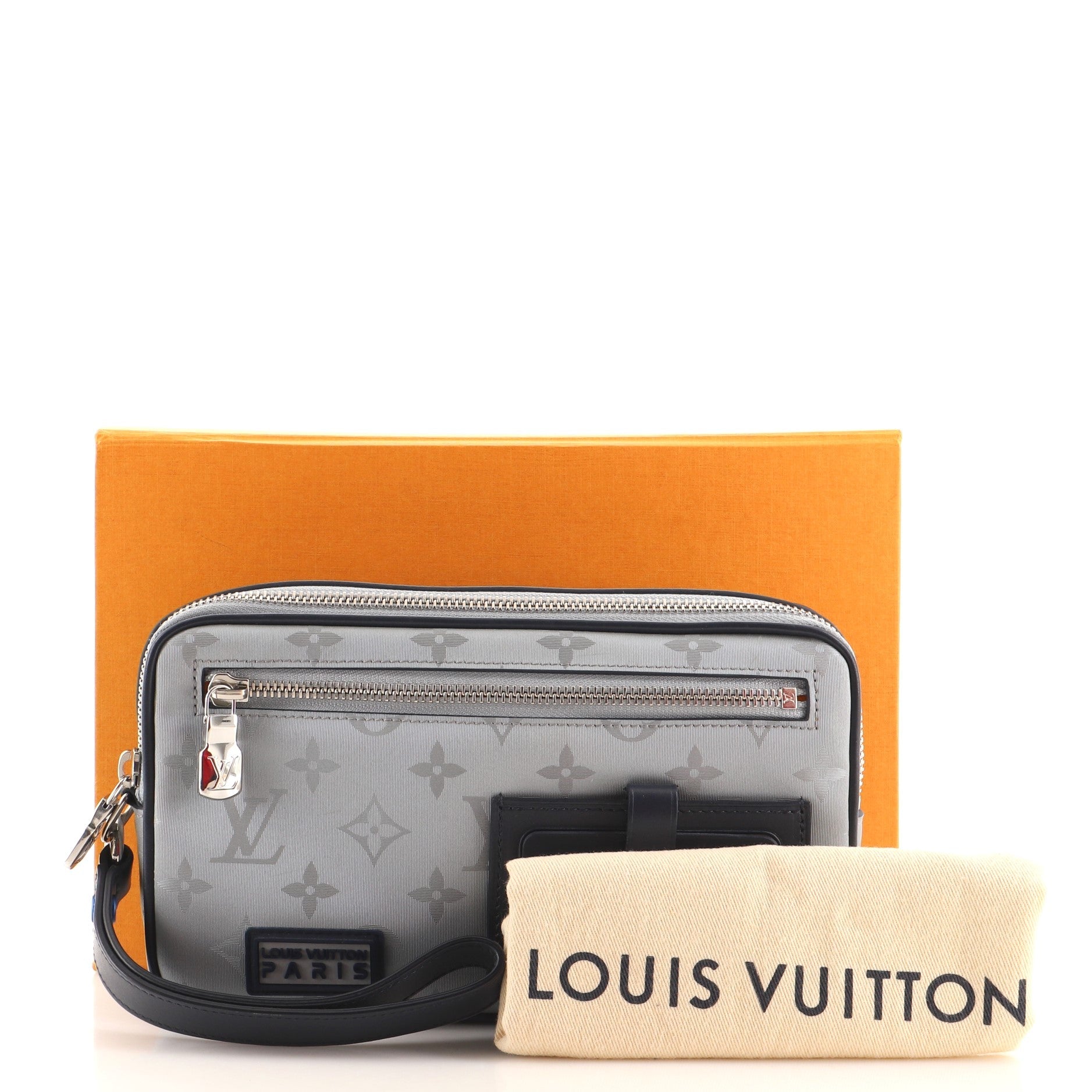 Alpha Clutch Limited Edition Monogram Satellite Canvas