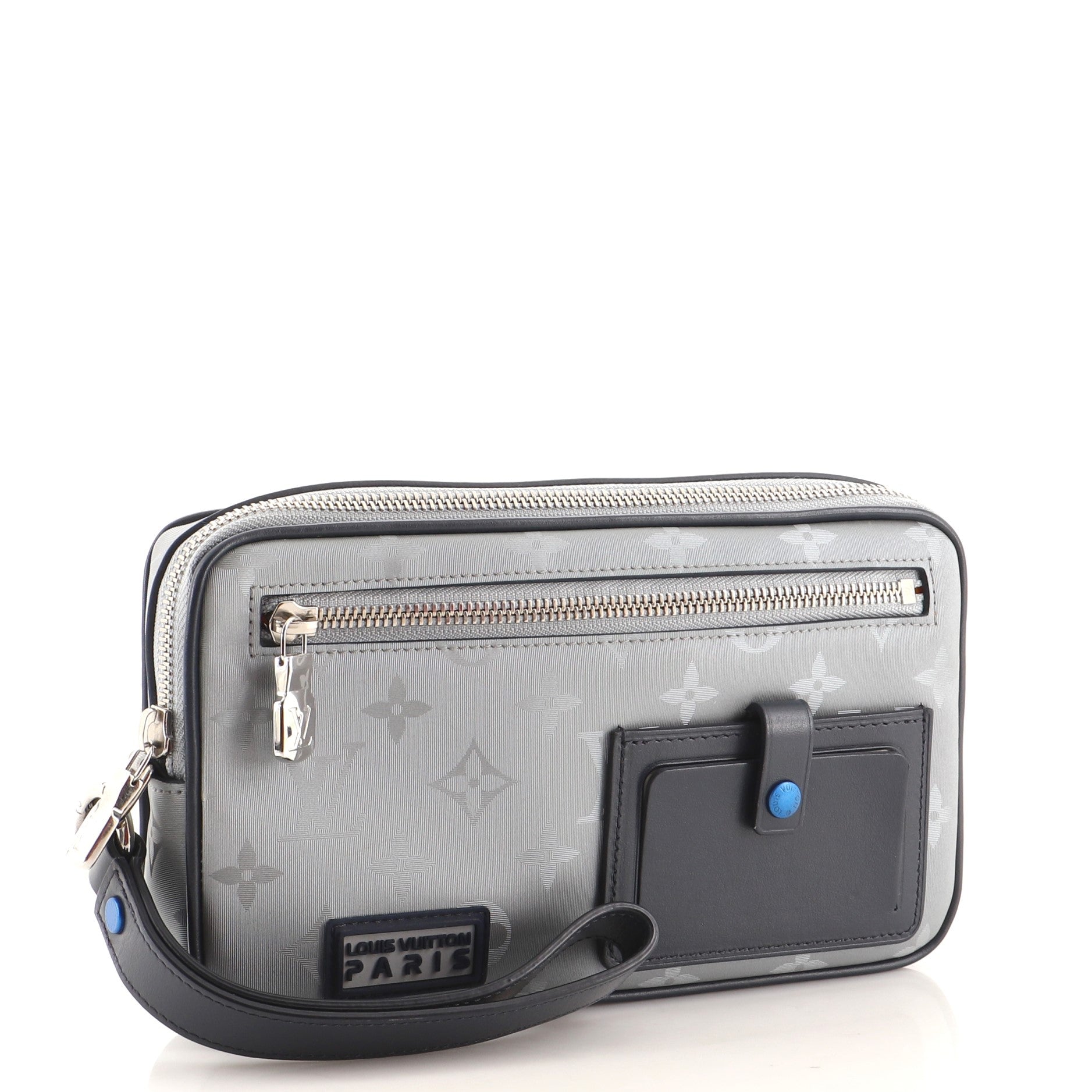 Alpha Clutch Limited Edition Monogram Satellite Canvas