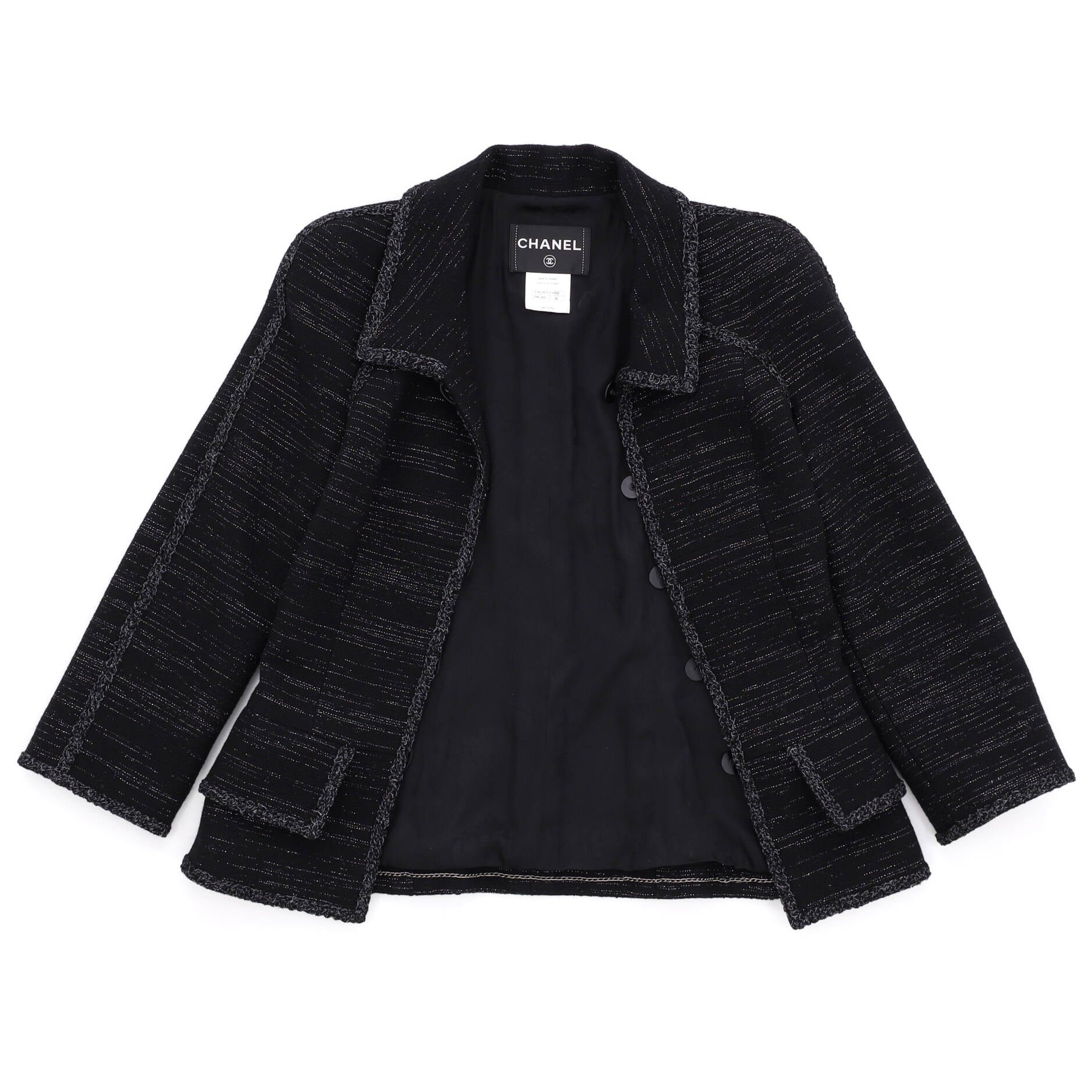 Women's Single Button Blazer Tweed