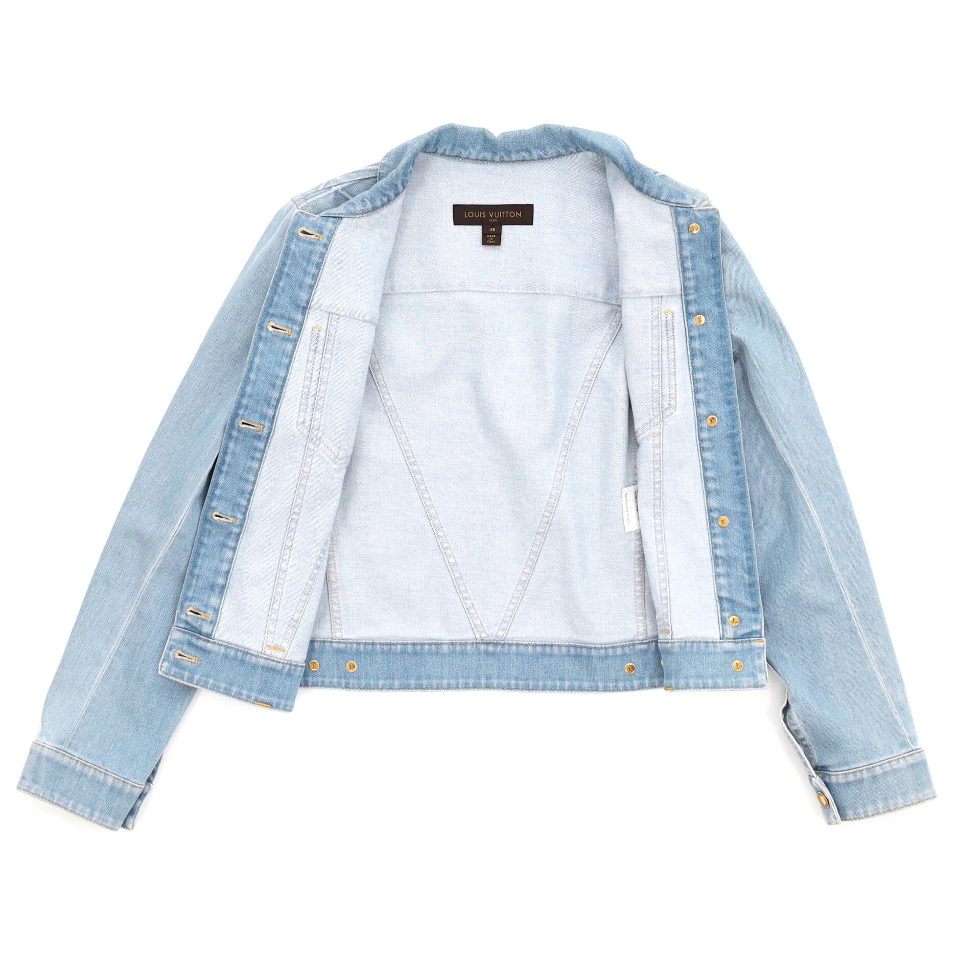 Women's Moto Jacket Denim with Quilted Detail