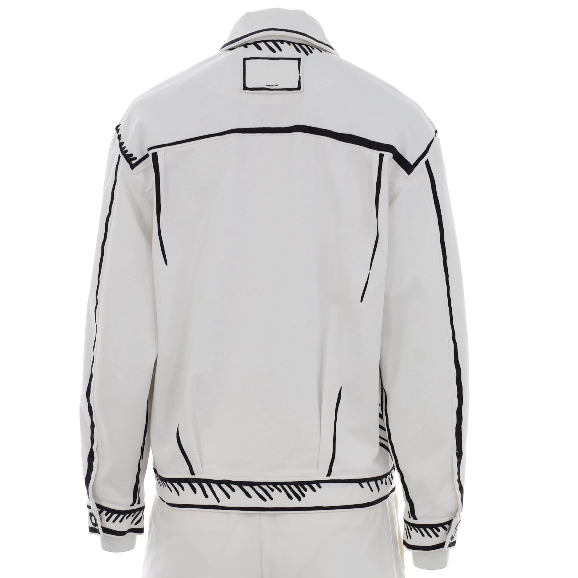 Women's California Sky Collared Jacket Printed Cotton
