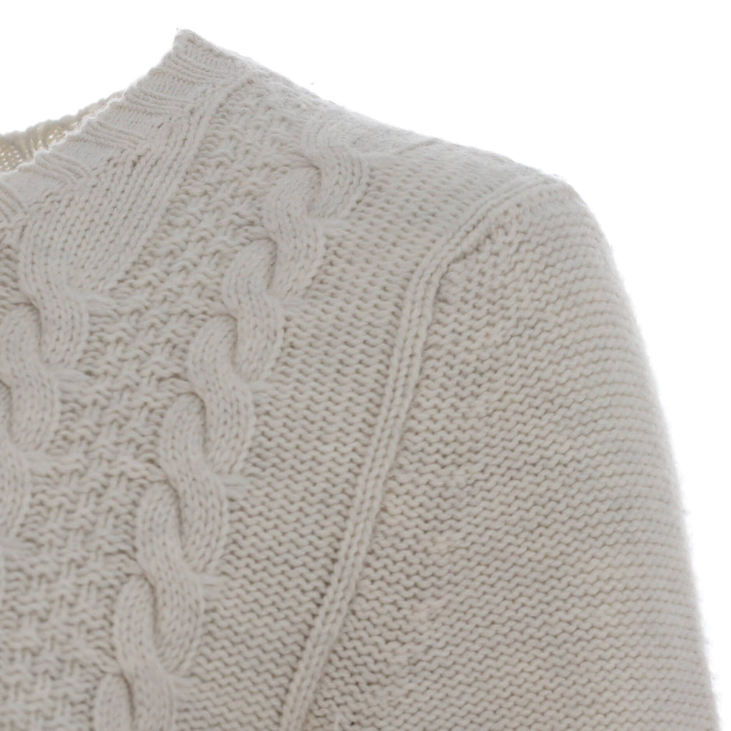 Women's Cable Knit Sweater Dress Cashmere Blend